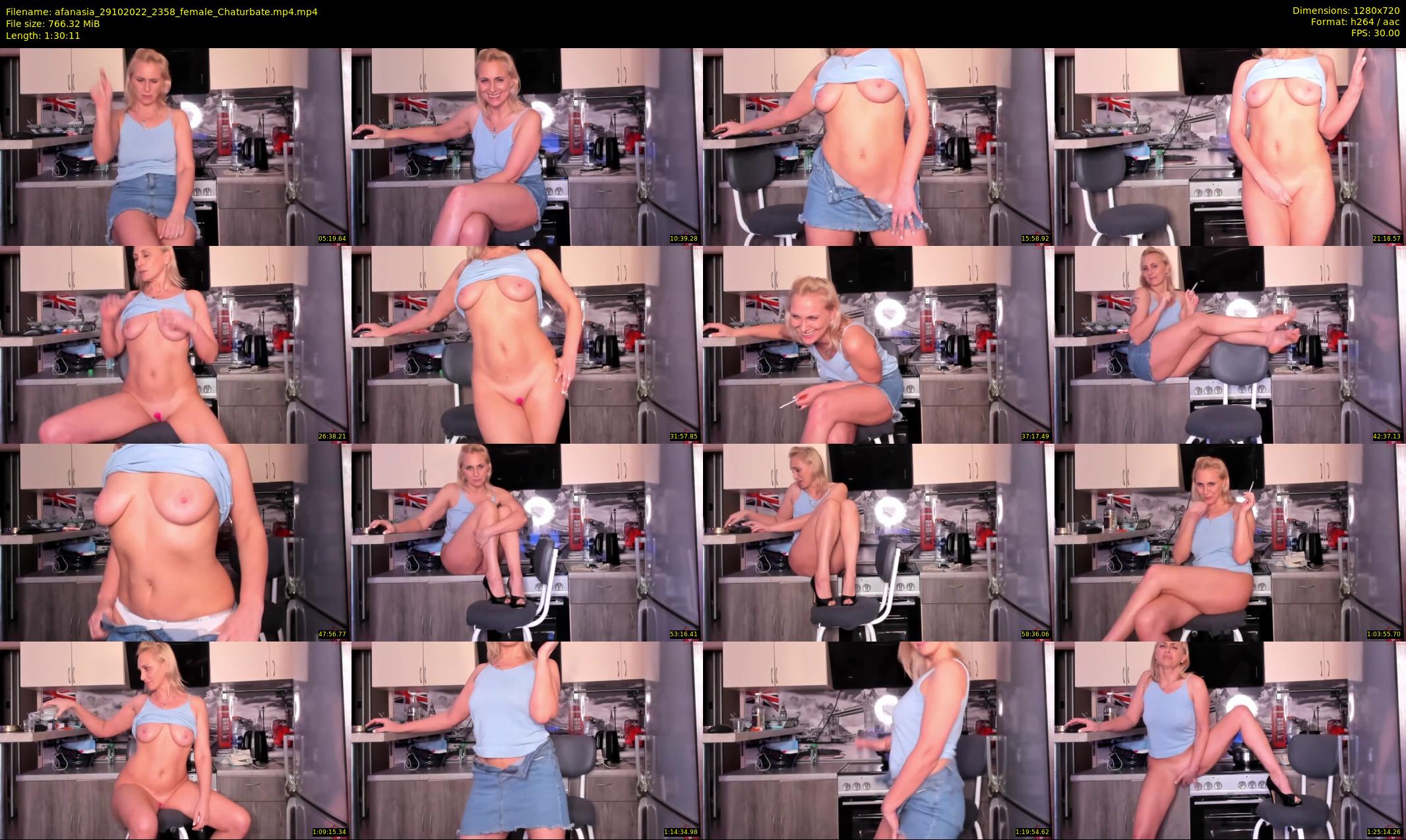 afanasia — 91 minute Chaturbate female cam show recording, 720p, Oct 29, 2022