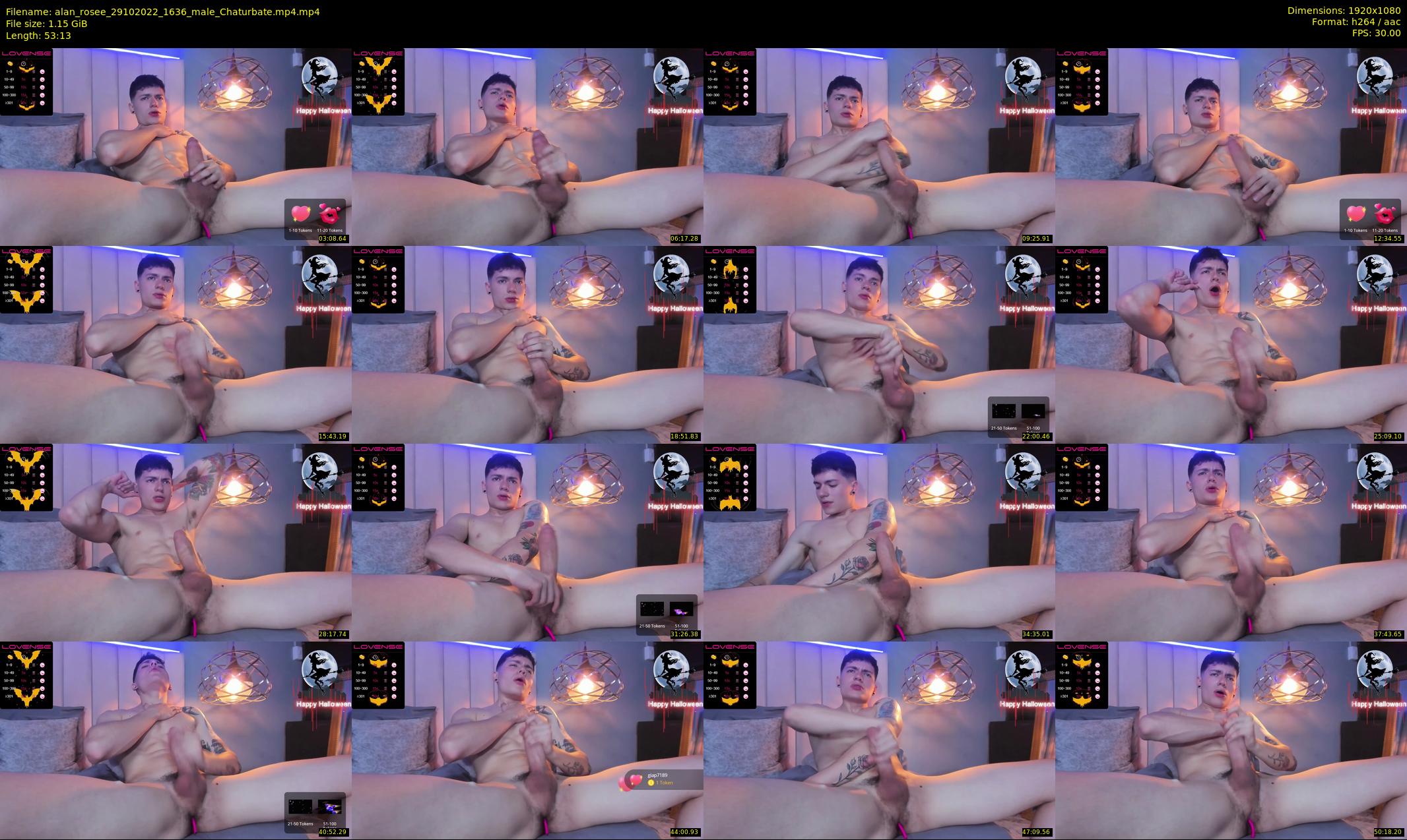 alan_rosee — 54 minute Chaturbate male cam show recording, 1080p, Oct 29, 2022