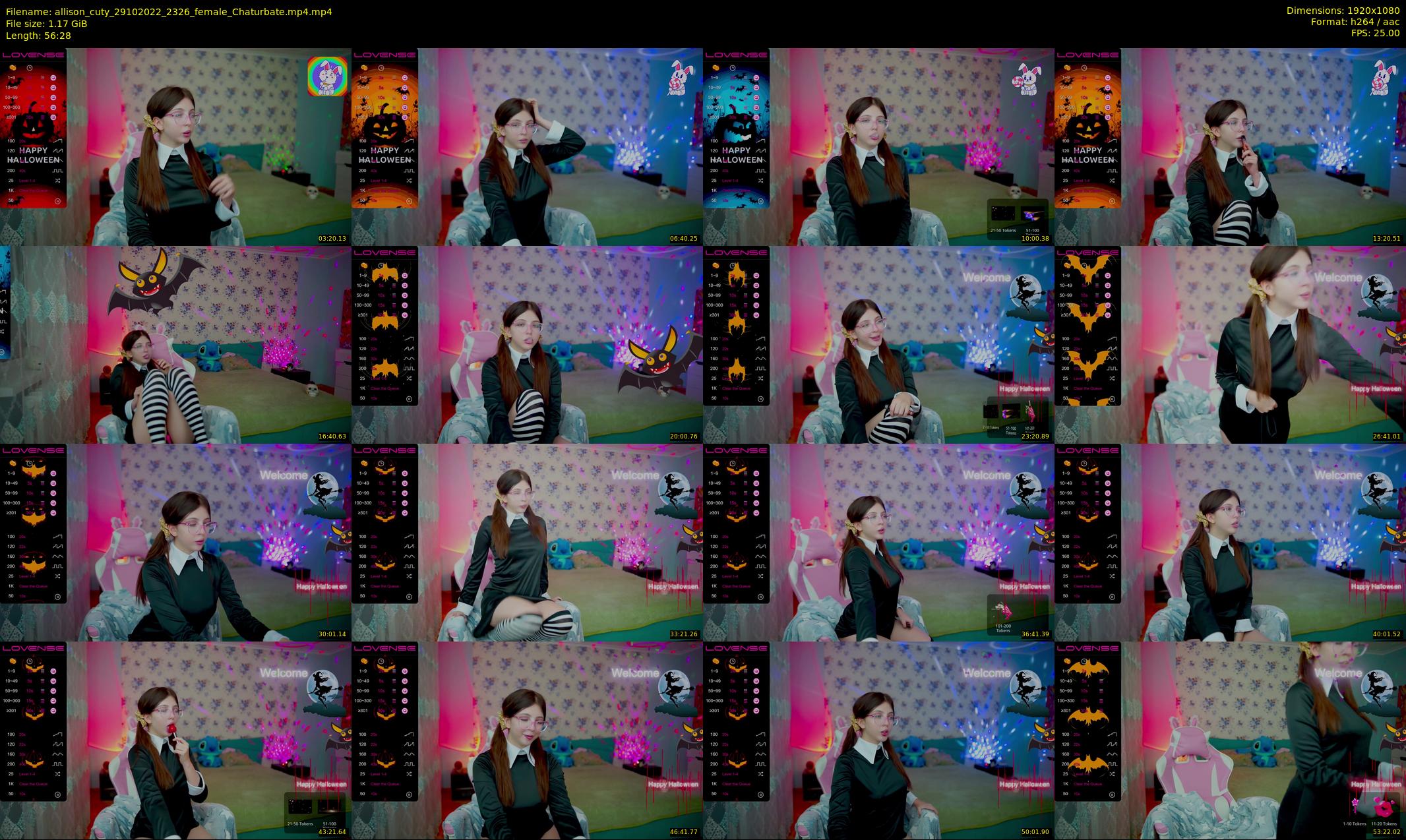 allison_cuty — 57 minute Chaturbate female cam show recording, 1080p, Oct 29, 2022