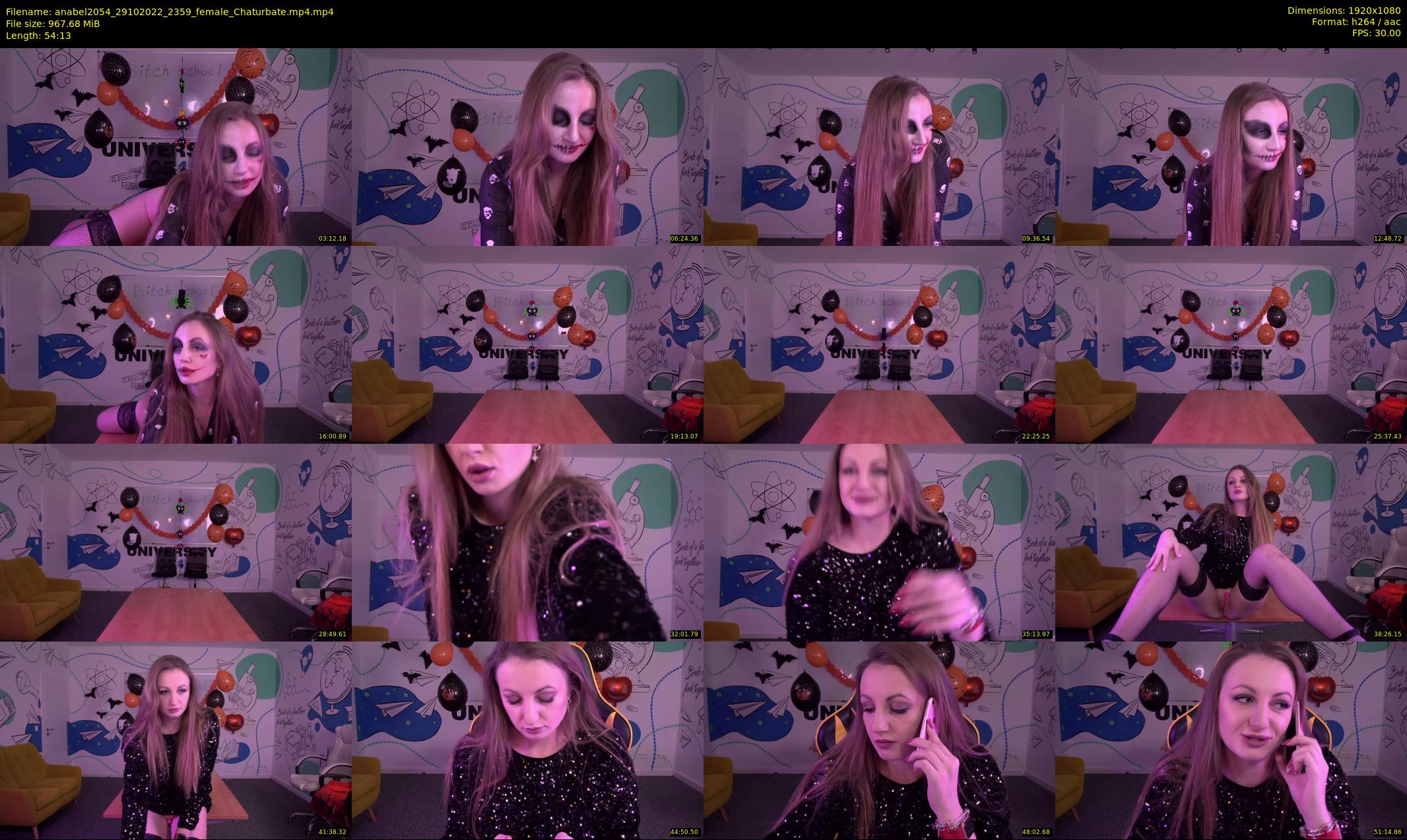 anabel2054 — 55 minute Chaturbate female cam show recording, 1080p, Oct 29, 2022