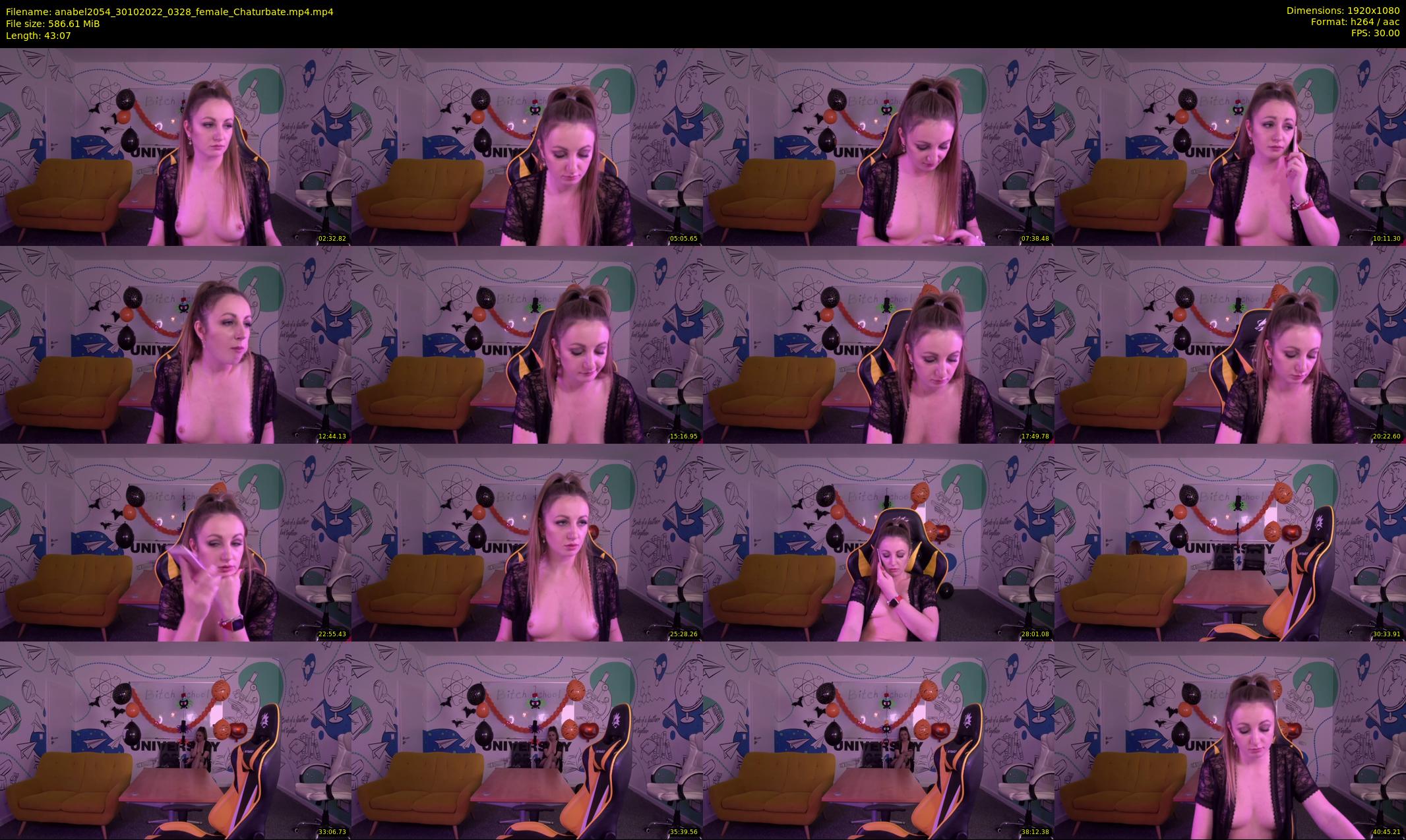 anabel2054 — 44 minute Chaturbate female cam show recording, 1080p, Oct 30, 2022