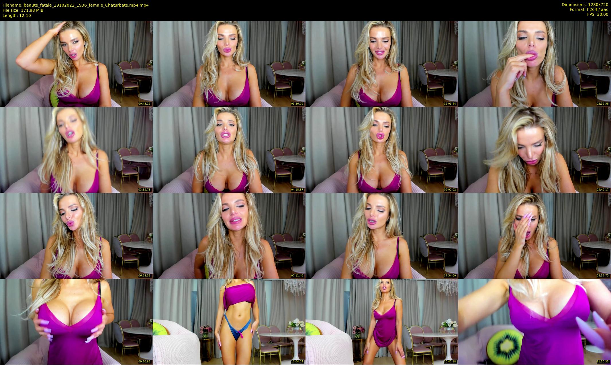 beaute_fatale — 13 minute Chaturbate female cam show recording, 720p, Oct 29, 2022