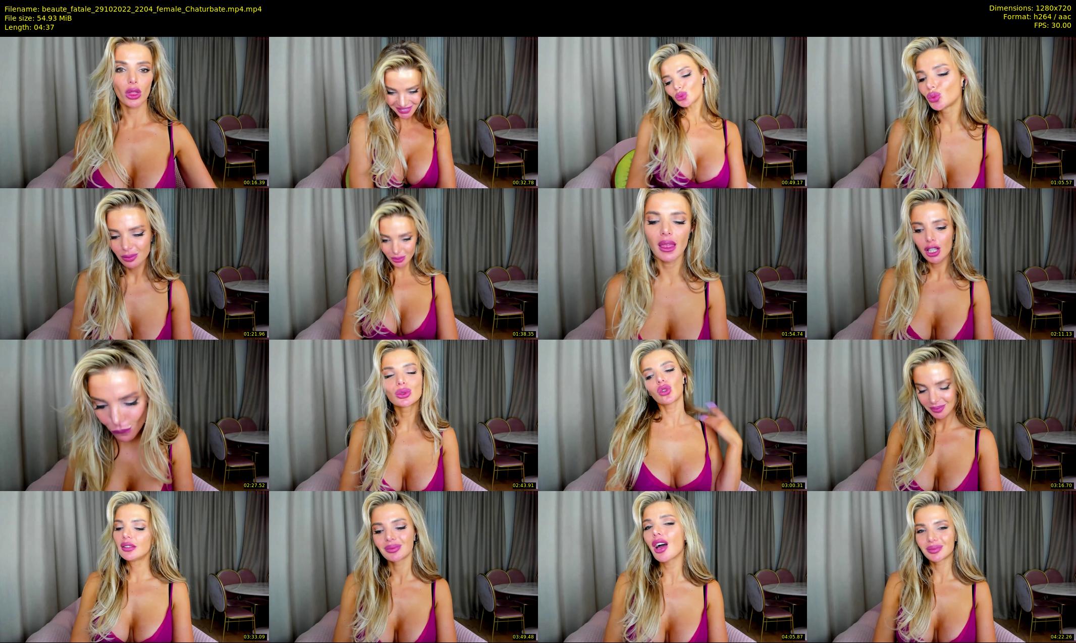 beaute_fatale — 5 minute Chaturbate female cam show recording, 720p, Oct 29, 2022
