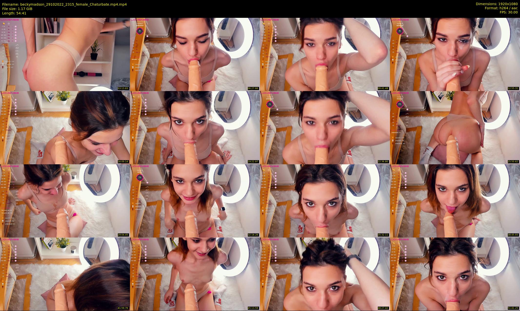 beckymadson — 55 minute Chaturbate female cam show recording, 1080p, Oct 29, 2022