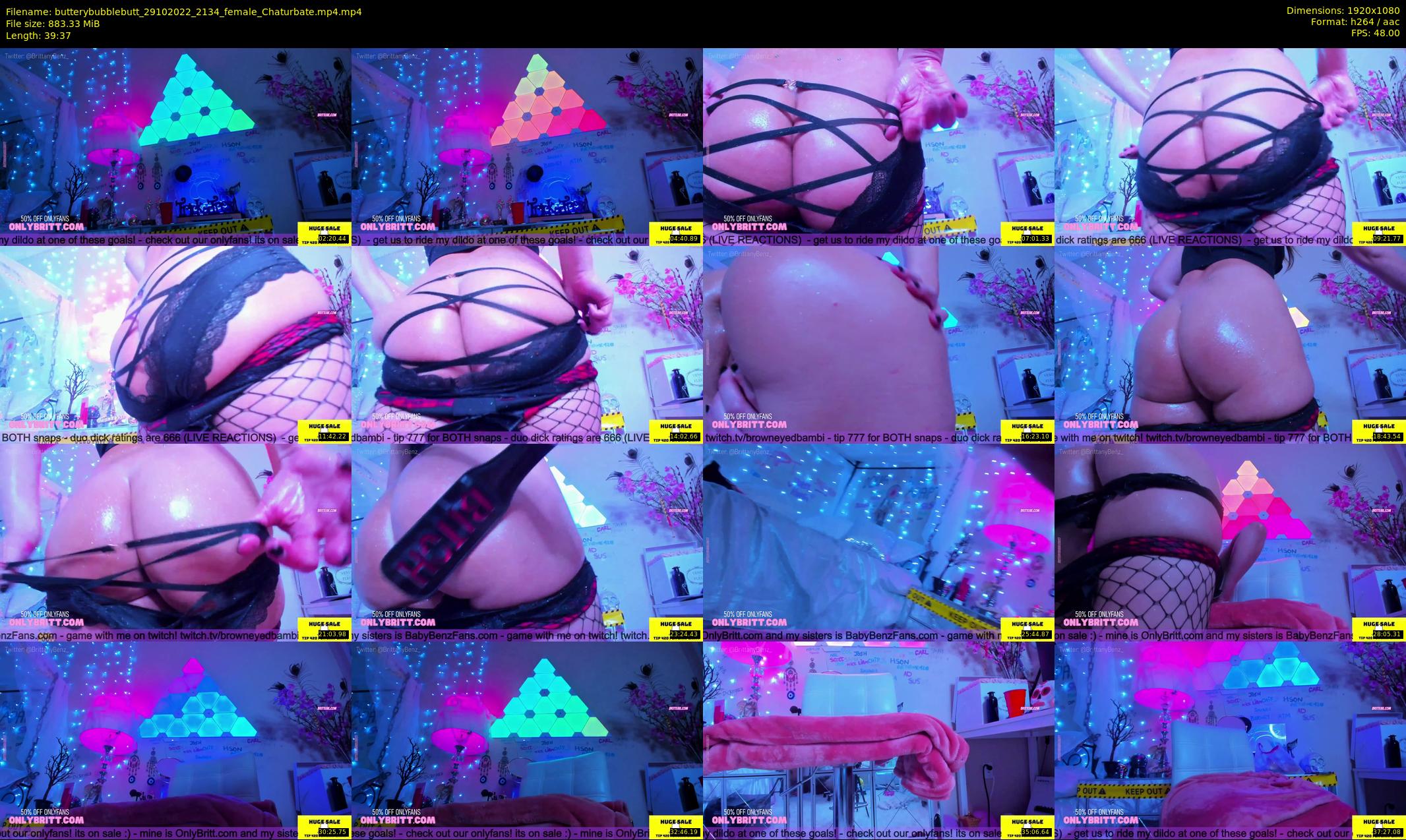 butterybubblebutt — 40 minute Chaturbate couple cam show recording, 1080p, Oct 29, 2022