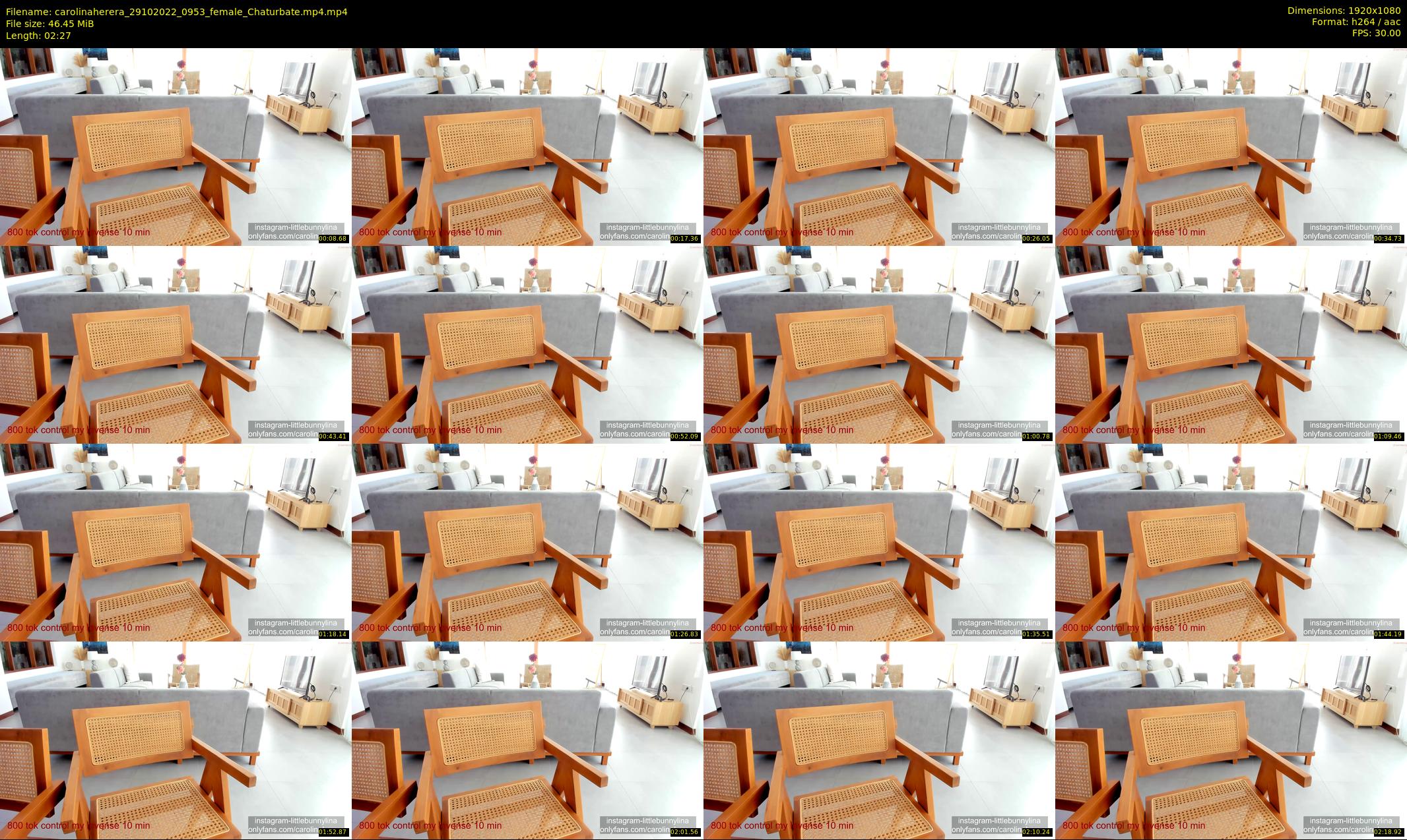 carolinaherera — 3 minute Chaturbate female cam show recording, 1080p, Oct 29, 2022