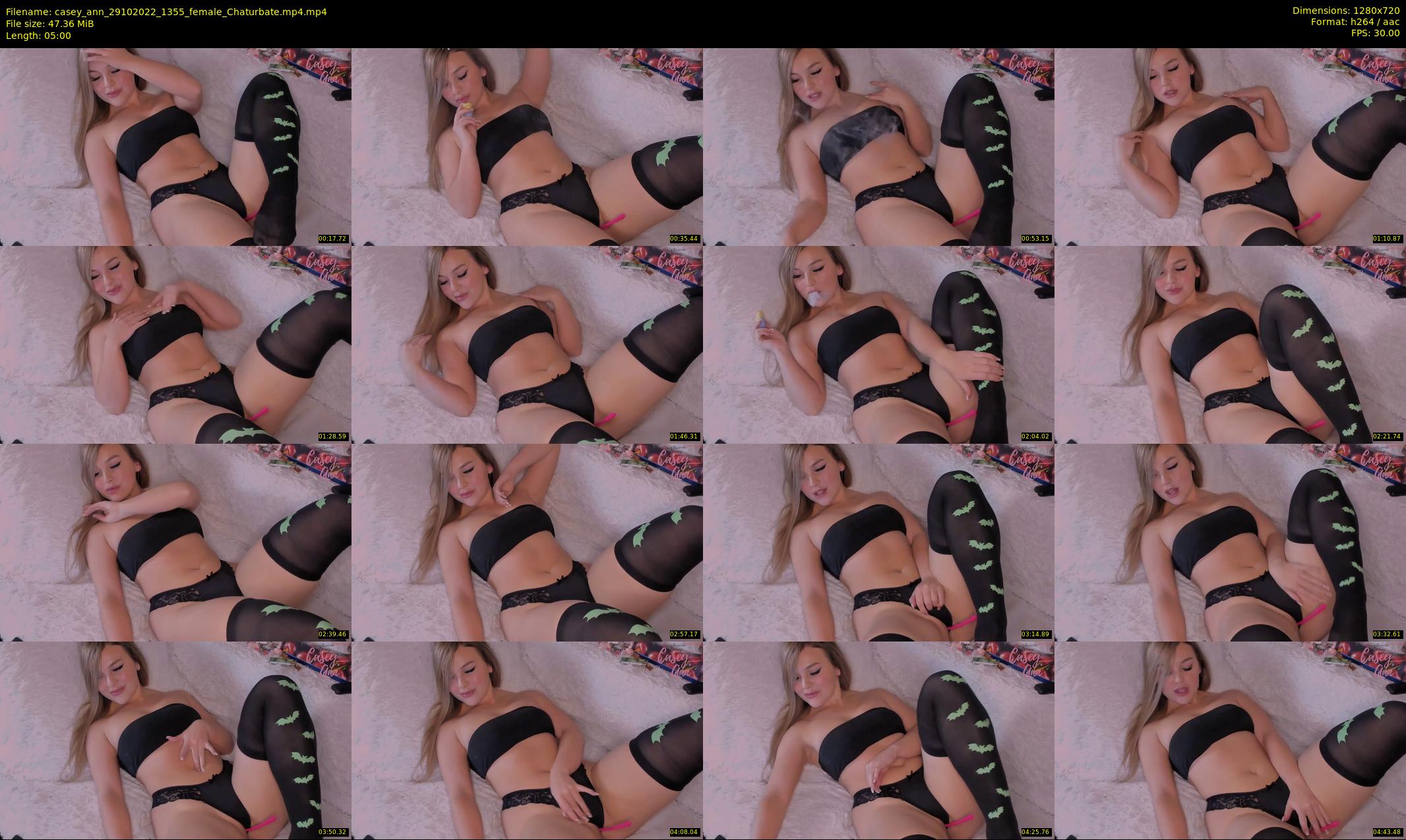 casey_ann — 5 minute Chaturbate female cam show recording, 720p, Oct 29, 2022