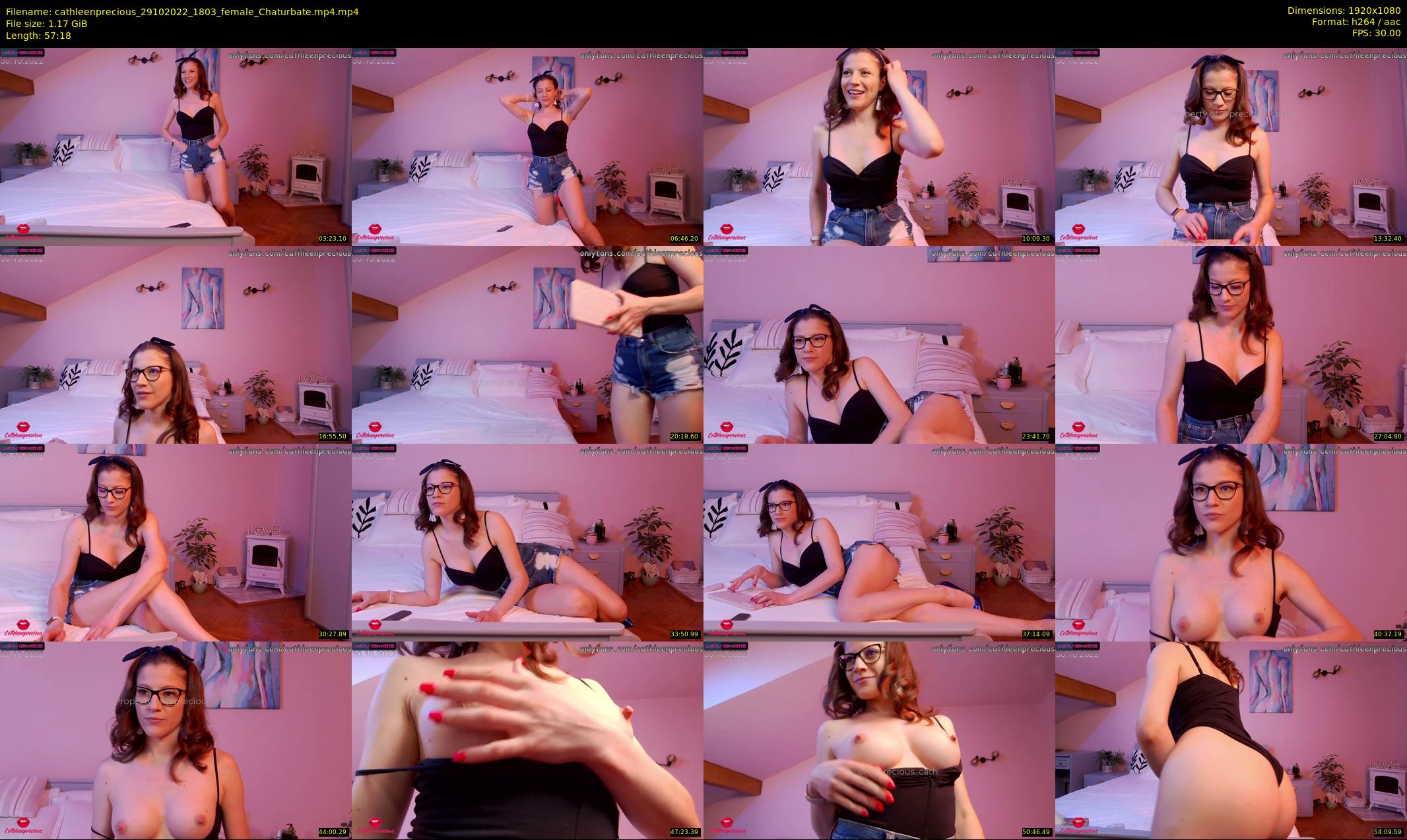cathleenprecious — 58 minute Chaturbate female cam show recording, 1080p, Oct 29, 2022