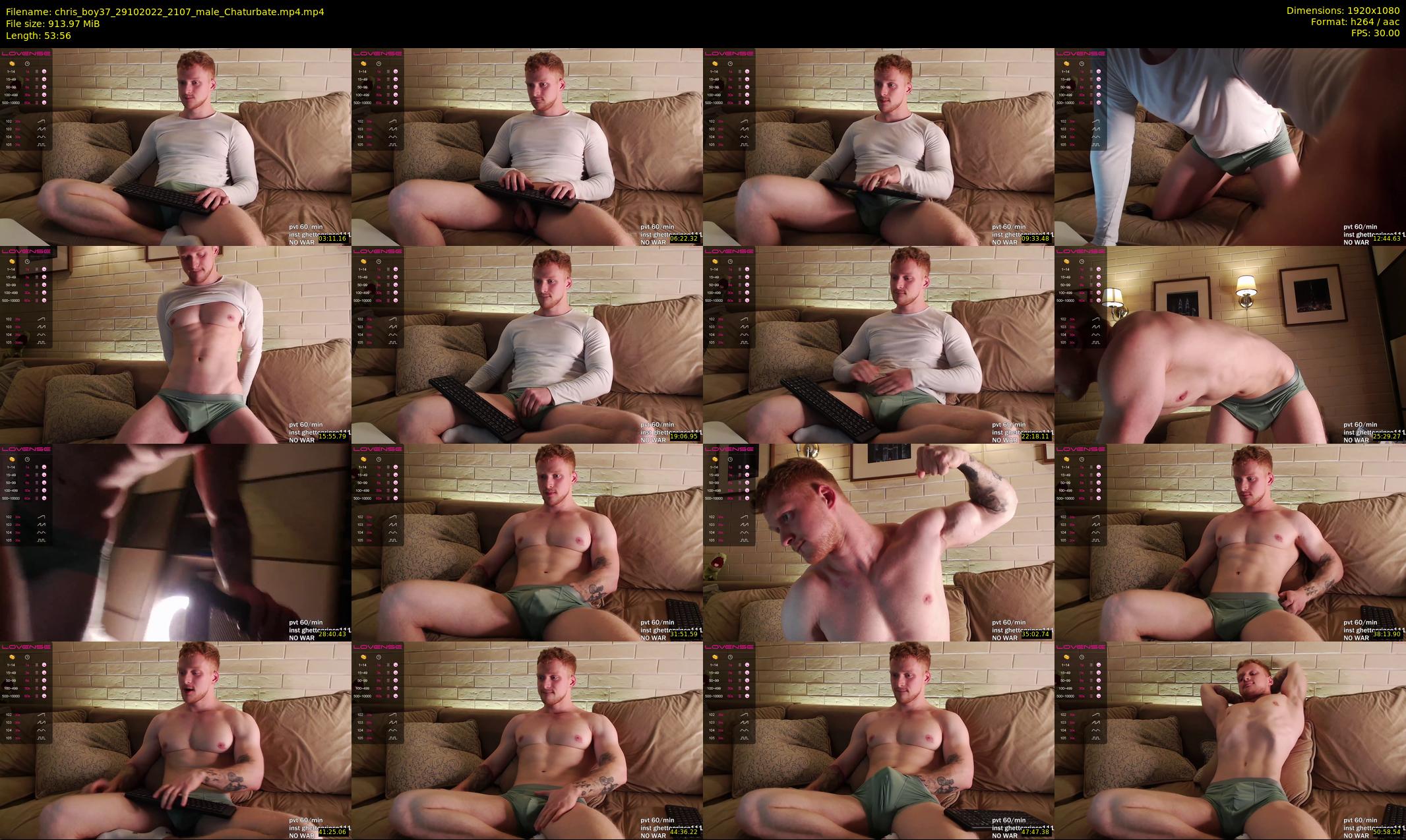 chris_boy37 — 54 minute Chaturbate male cam show recording, 1080p, Oct 29, 2022