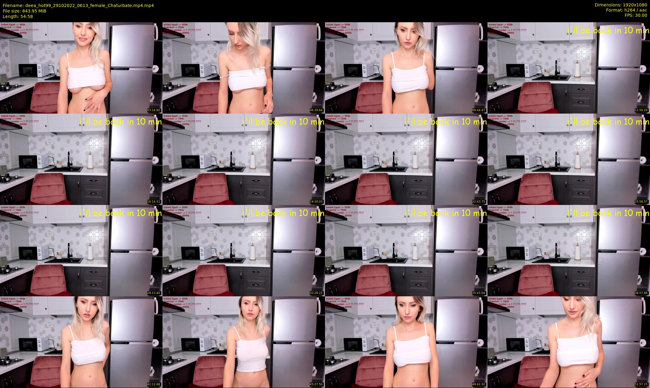 deea_hot99 — 55 minute Chaturbate female cam show recording, 1080p, Oct 29, 2022
