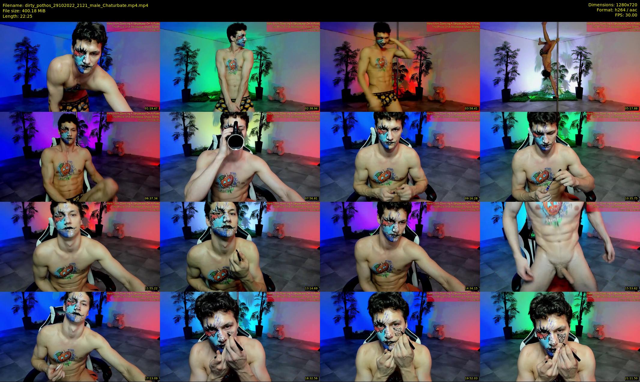 dirty_pothos — 23 minute Chaturbate male cam show recording, 720p, Oct 29, 2022