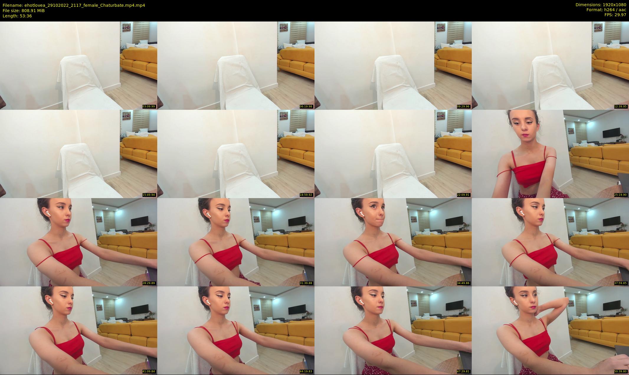 ehotlovea — 54 minute Chaturbate female cam show recording, 1080p, Oct 29, 2022