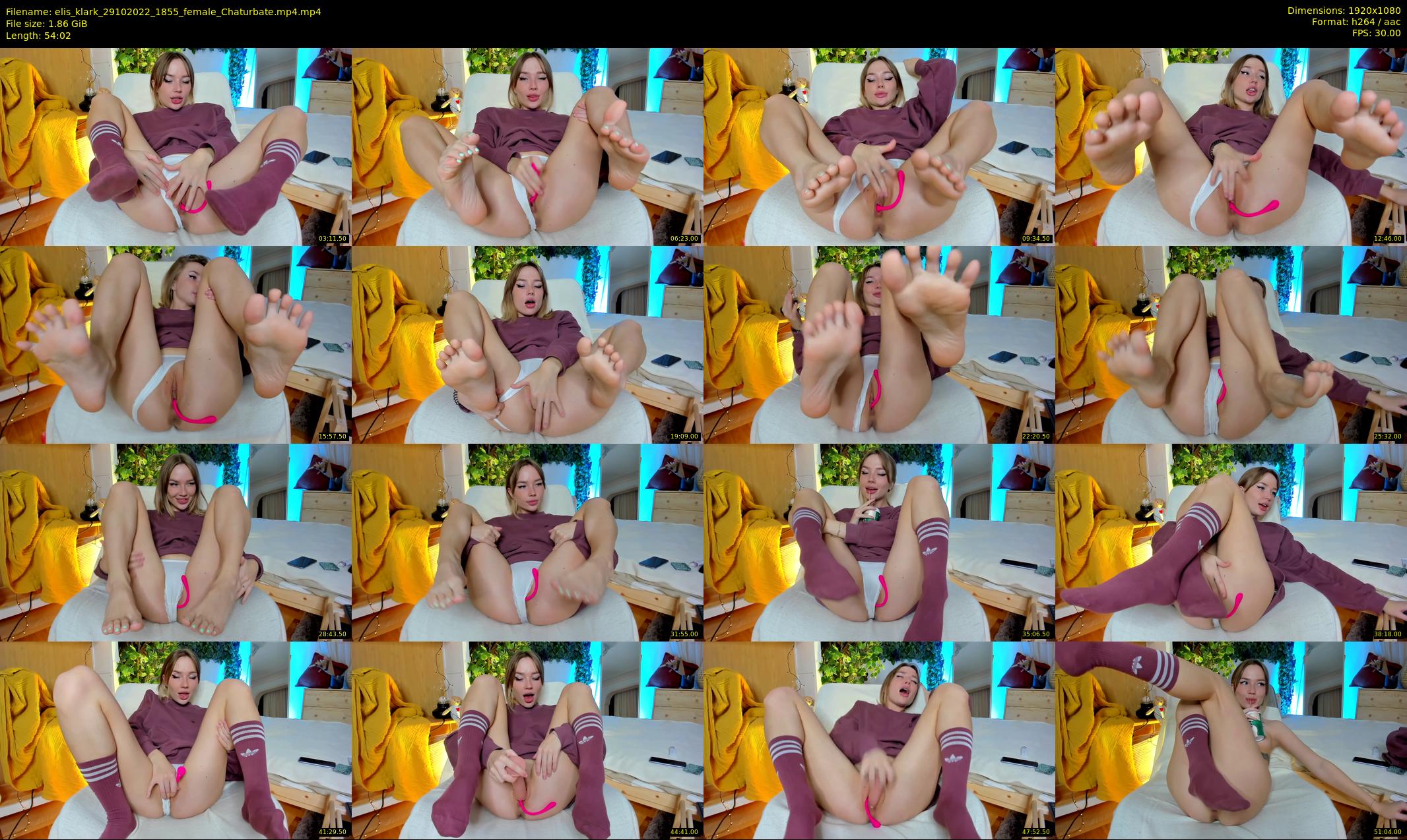 elis_klark — 55 minute Chaturbate female cam show recording, 1080p, Oct 29, 2022