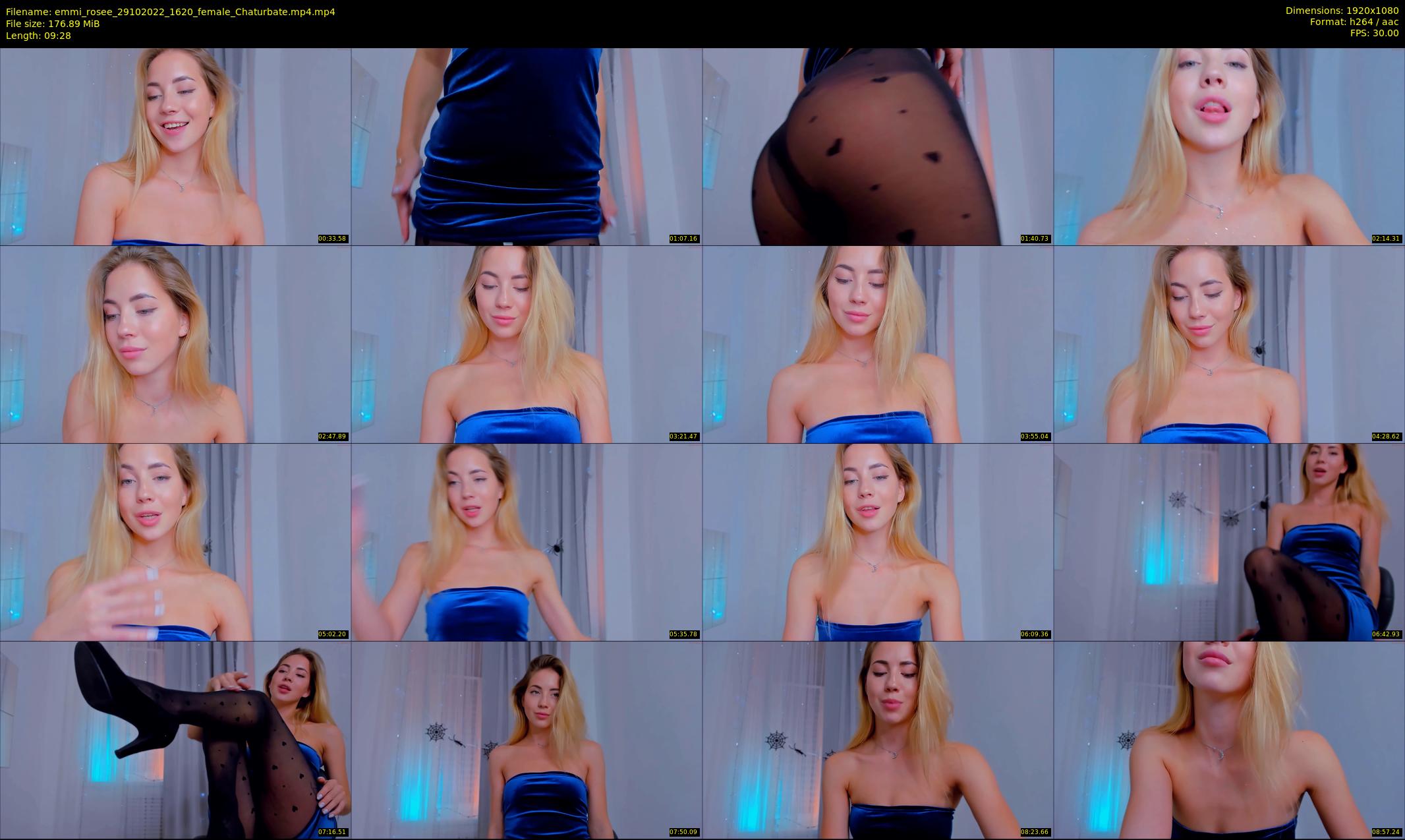 emmi_rosee — 10 minute Chaturbate female cam show recording, 1080p, Oct 29, 2022