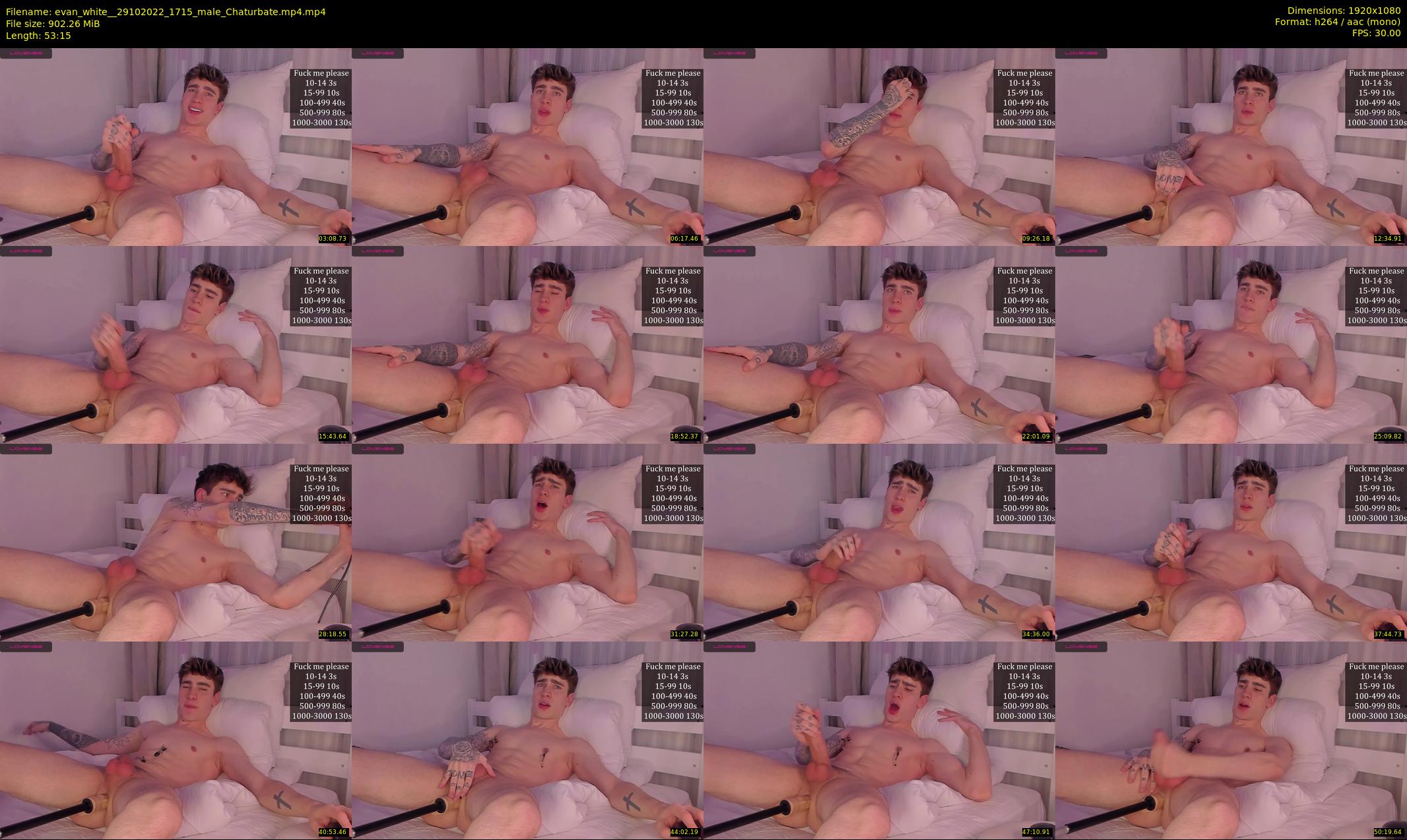 evan_white_ — 54 minute Chaturbate male cam show recording, 1080p, Oct 29, 2022