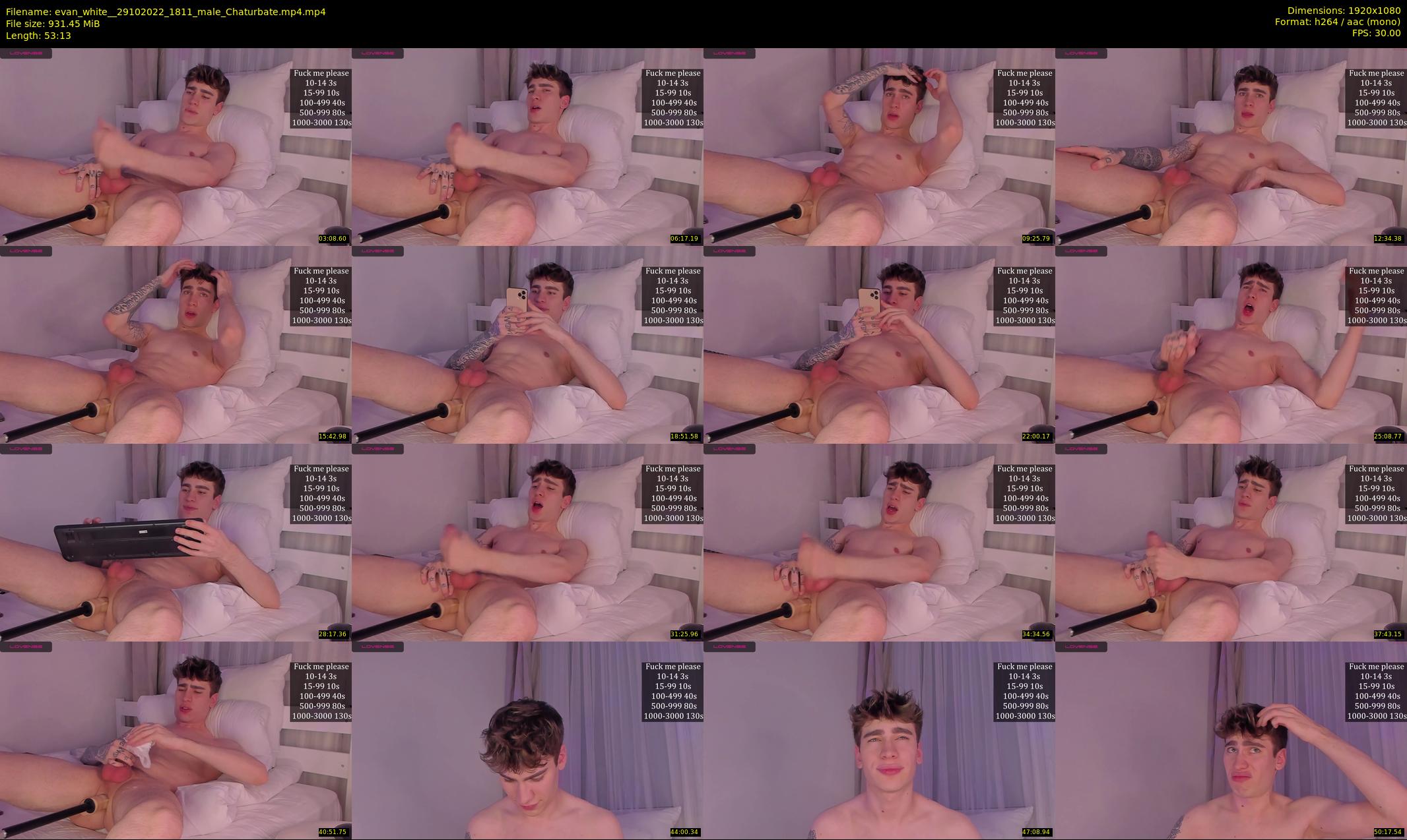 evan_white_ — 54 minute Chaturbate male cam show recording, 1080p, Oct 29, 2022