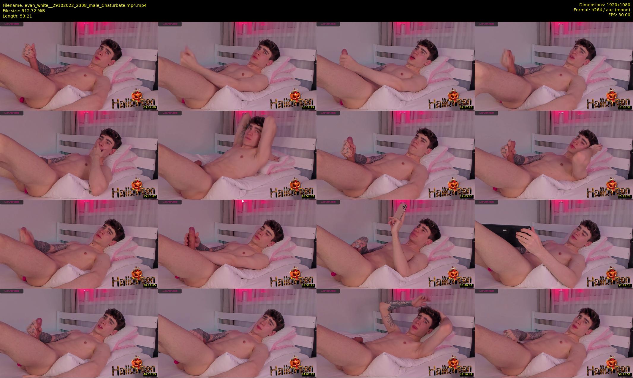 evan_white_ — 54 minute Chaturbate male cam show recording, 1080p, Oct 29, 2022