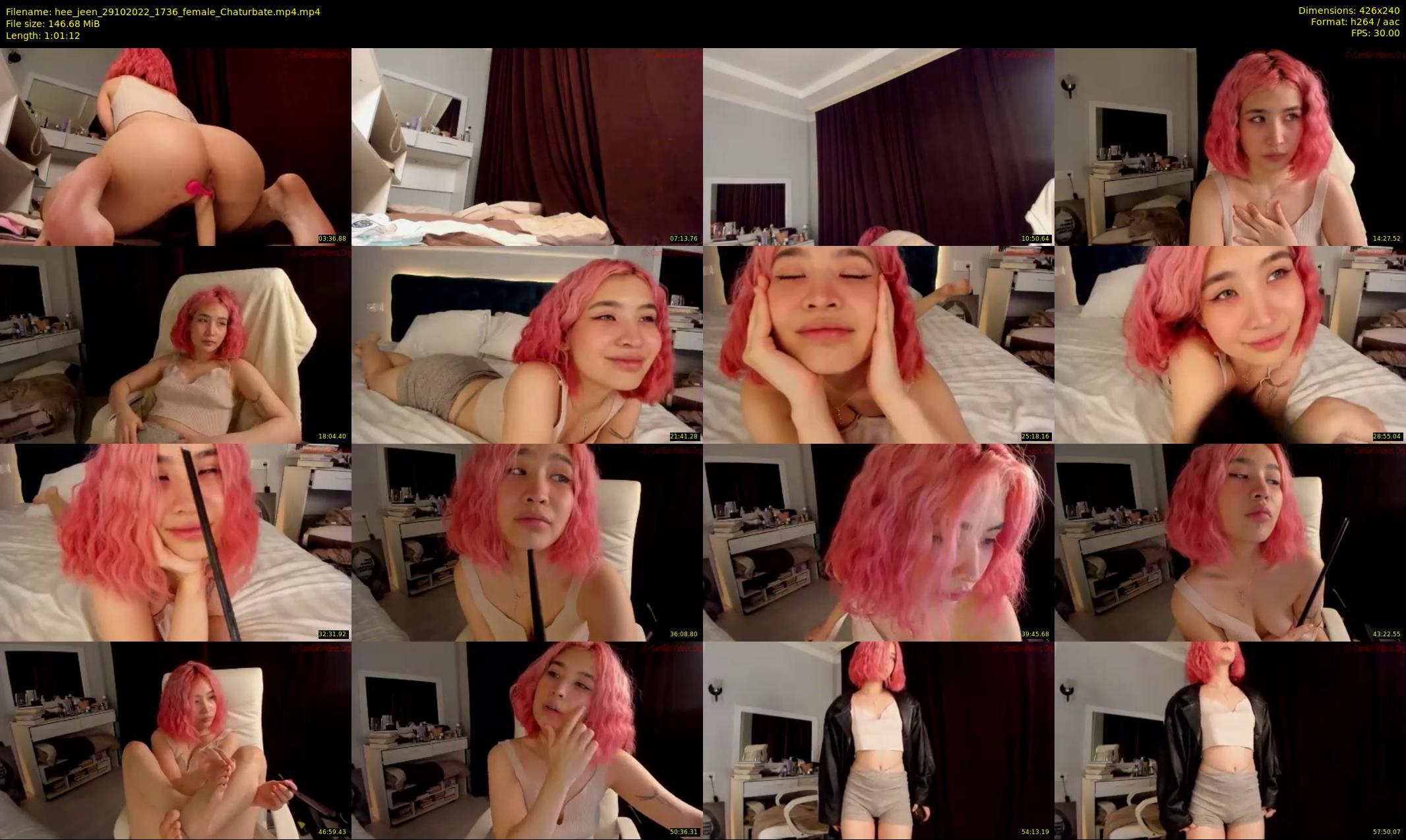 hee_jeen — 62 minute Chaturbate female cam show recording, SD, Oct 29, 2022