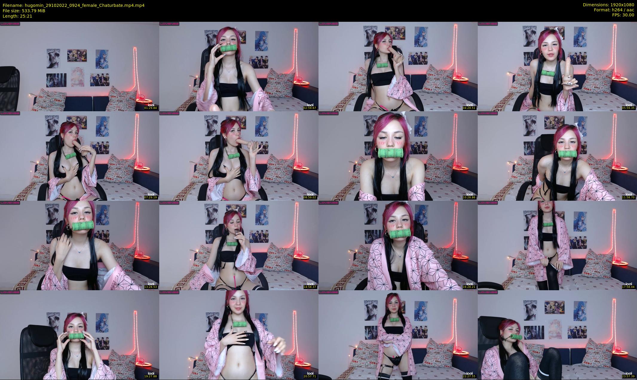 hugomin — 26 minute Chaturbate female cam show recording, 1080p, Oct 29, 2022