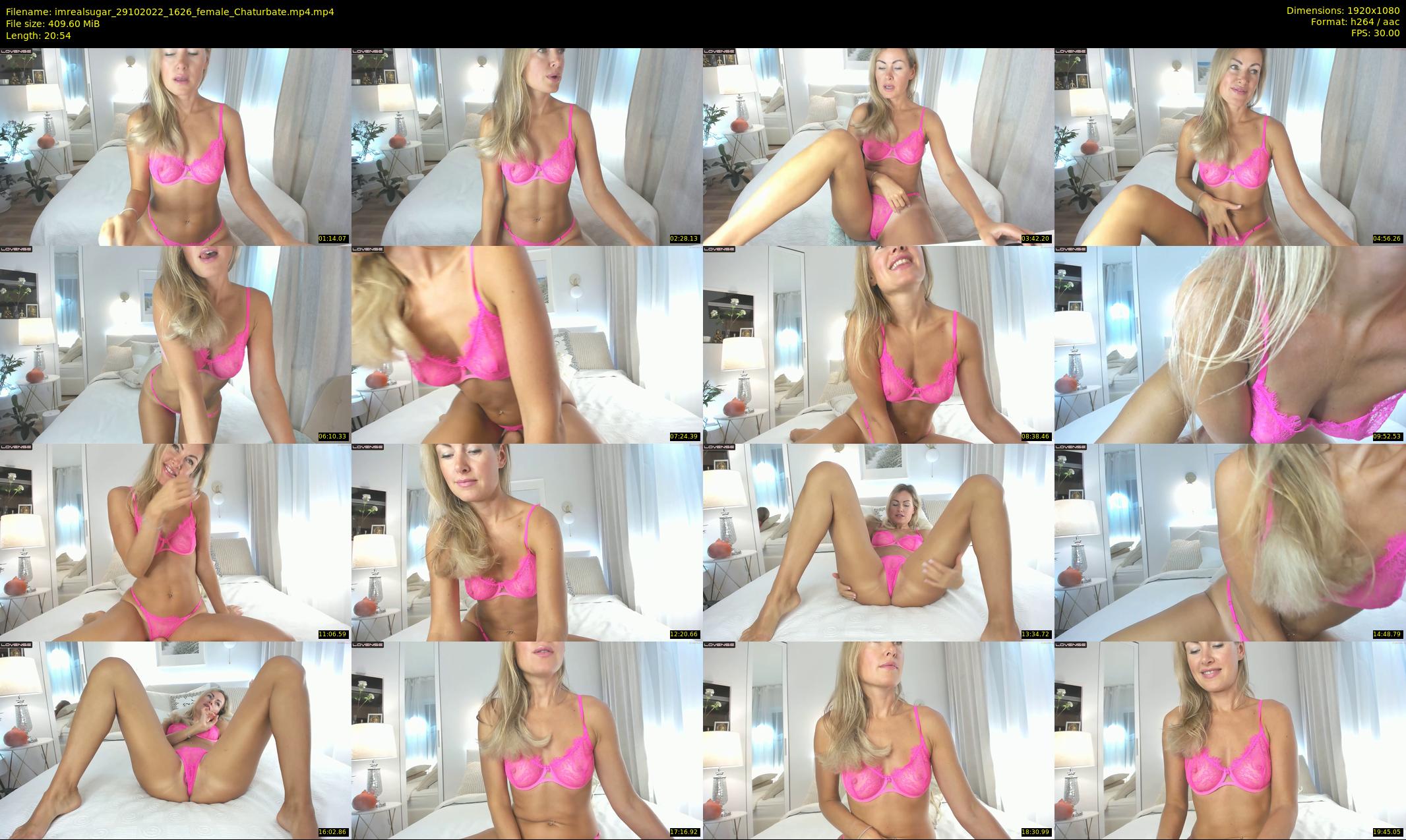 imrealsugar — 21 minute Chaturbate female cam show recording, 1080p, Oct 29, 2022