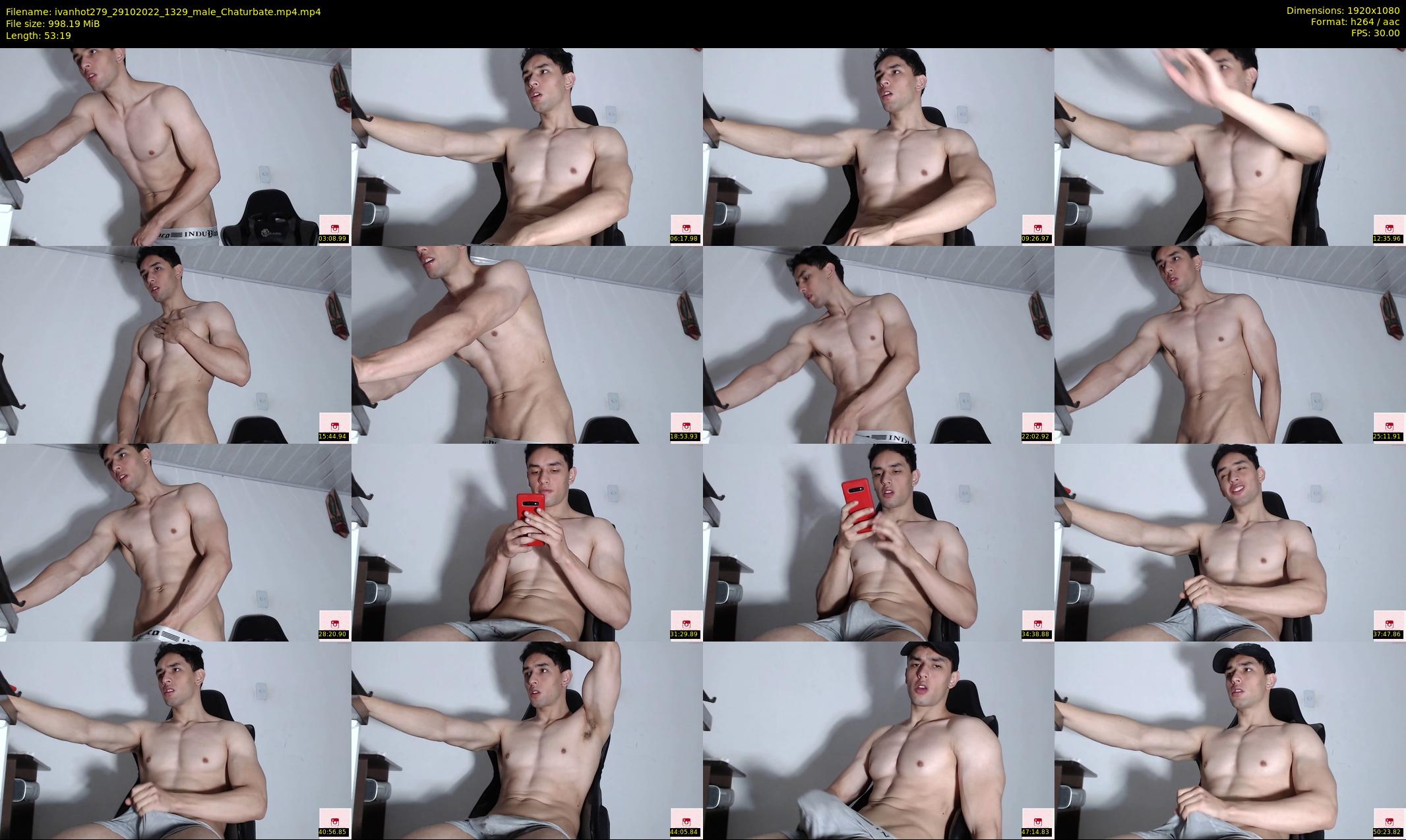 ivanhot279 — 54 minute Chaturbate male cam show recording, 1080p, Oct 29, 2022