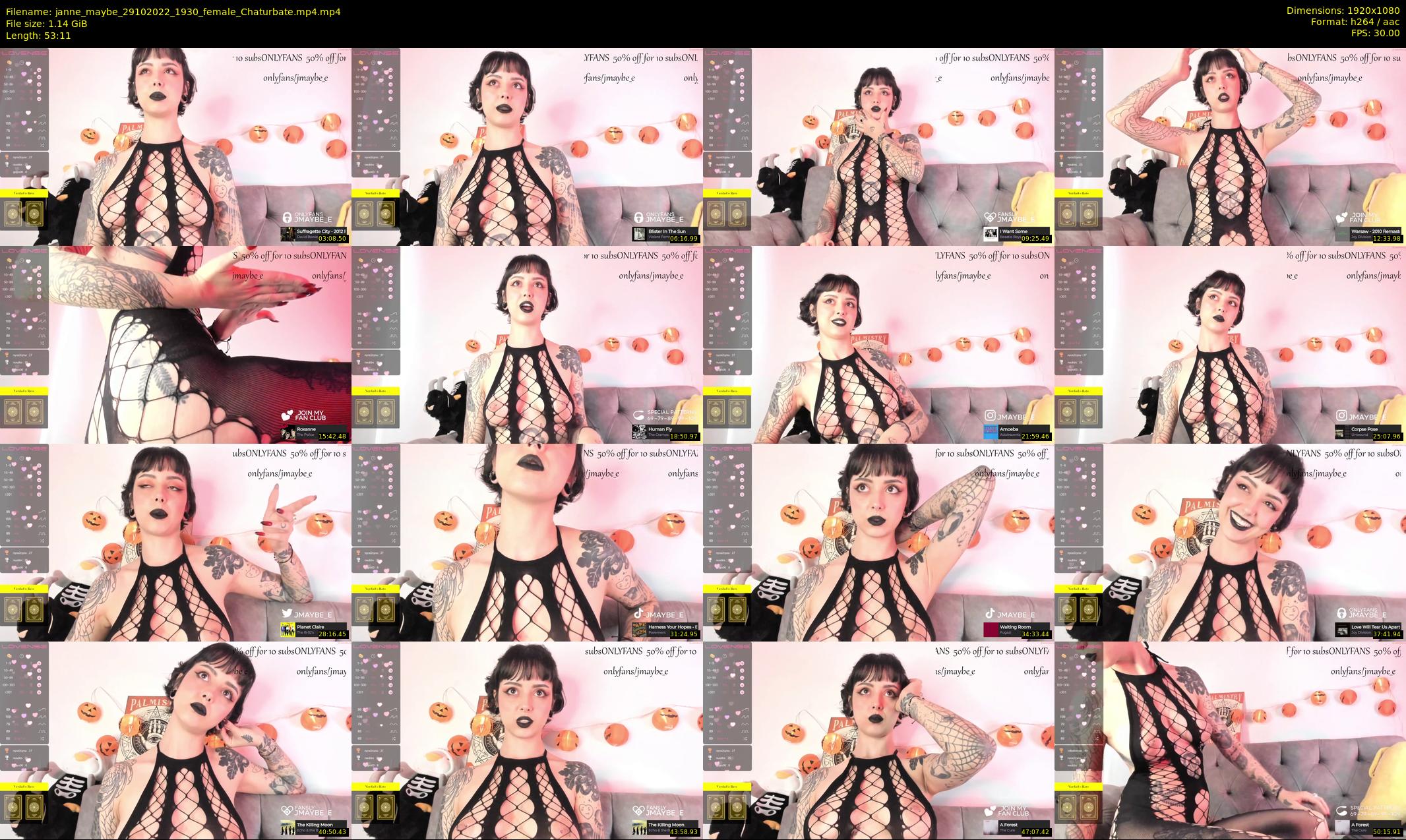 janne_maybe — 54 minute Chaturbate female cam show recording, 1080p, Oct 29, 2022