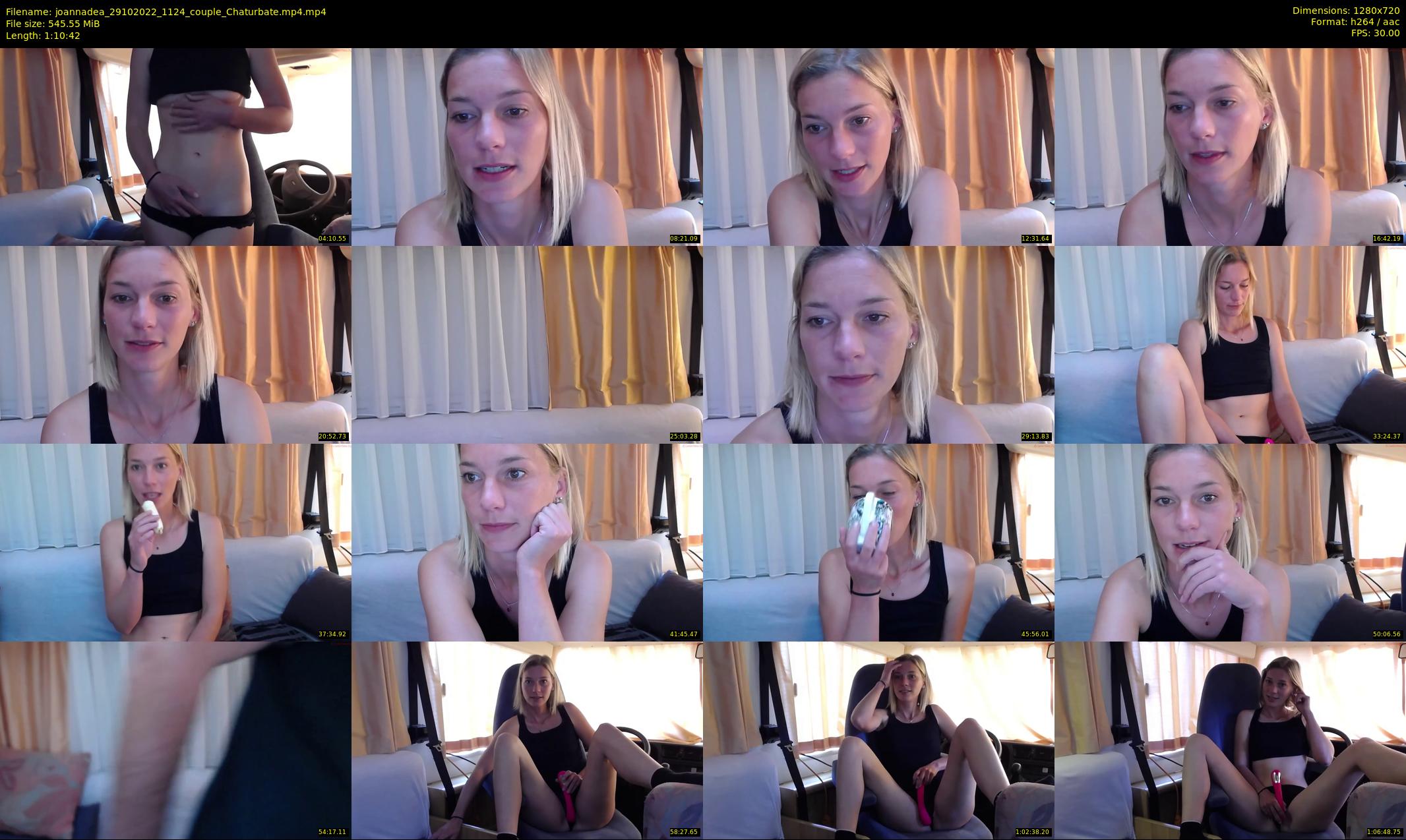 joannadea — 71 minute Chaturbate female cam show recording, 720p, Oct 29, 2022