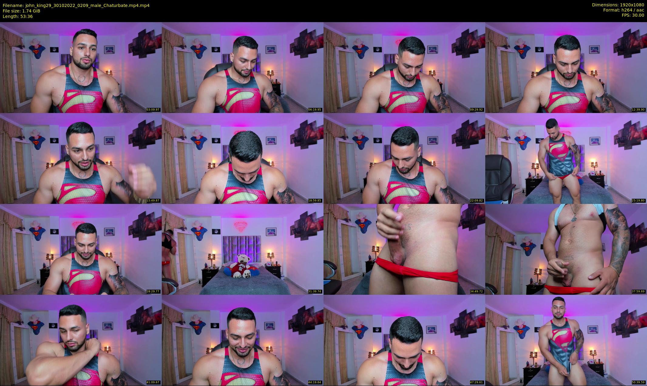 john_king29 — 54 minute Chaturbate male cam show recording, 1080p, Oct 30, 2022