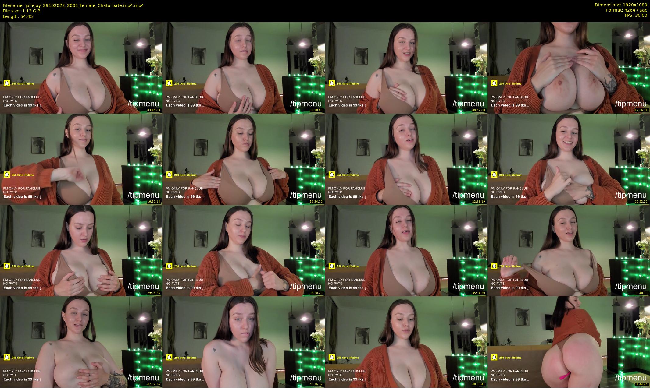 joliejoy — 55 minute Chaturbate female cam show recording, 1080p, Oct 29, 2022