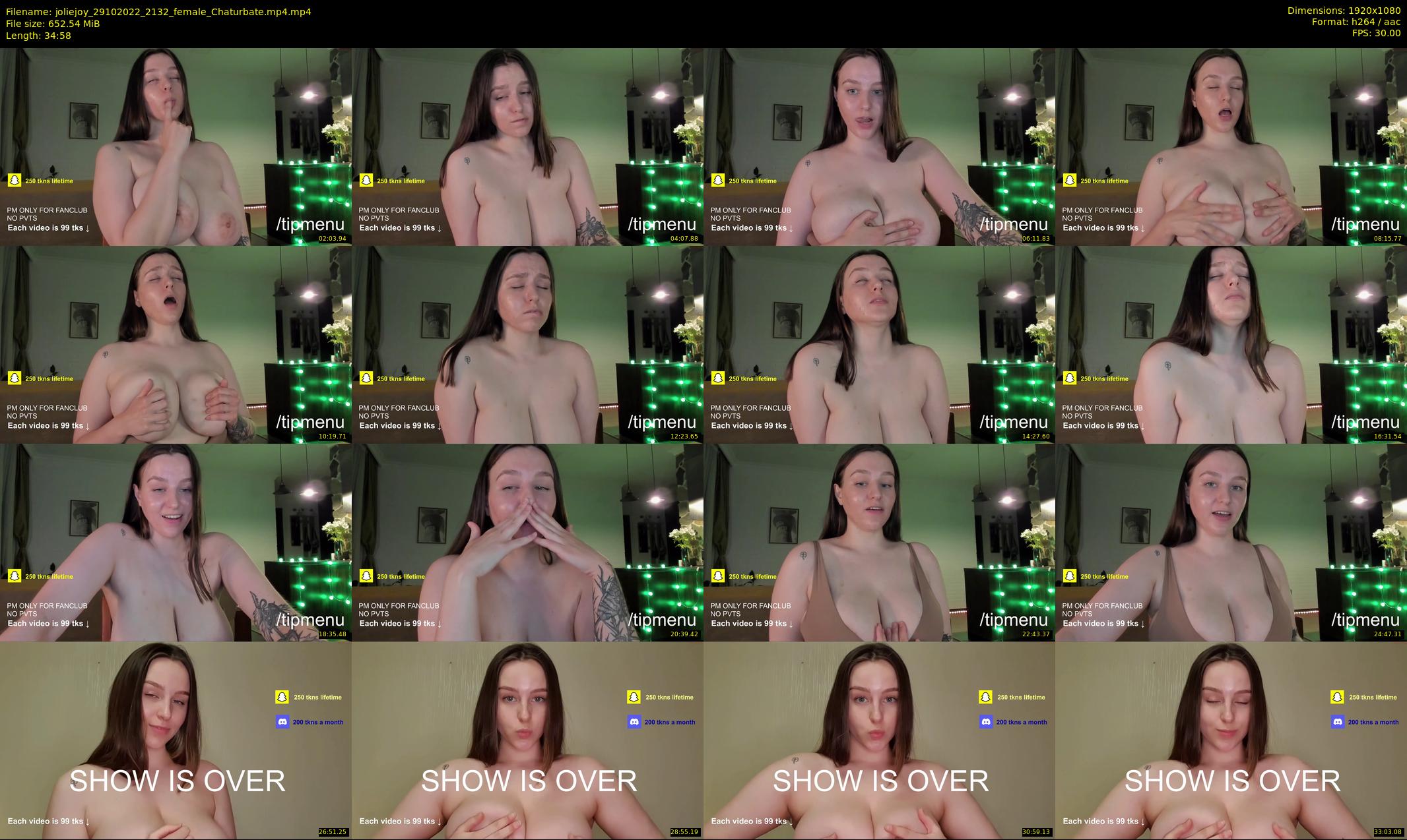 joliejoy — 35 minute Chaturbate female cam show recording, 1080p, Oct 29, 2022