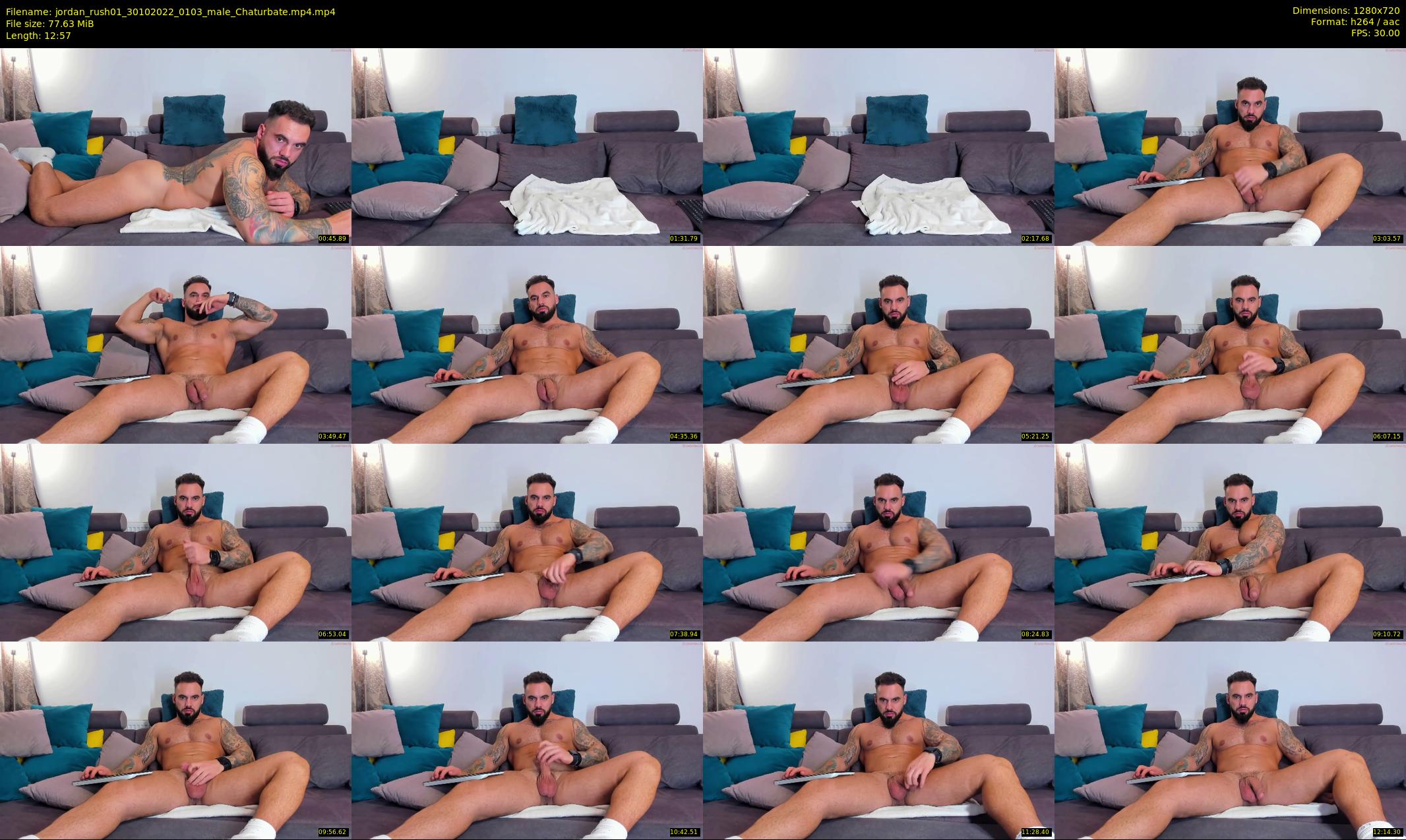 jordan_rush01 — 13 minute Chaturbate male cam show recording, 720p, Oct 30, 2022