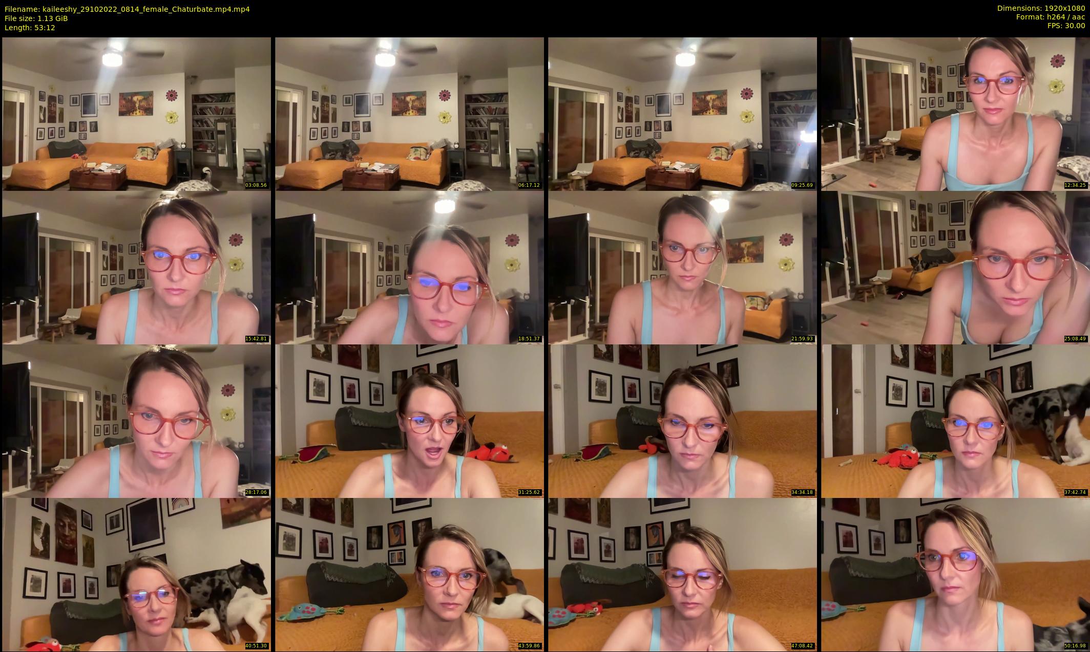 kaileeshy — 54 minute Chaturbate female cam show recording, 1080p, Oct 29, 2022