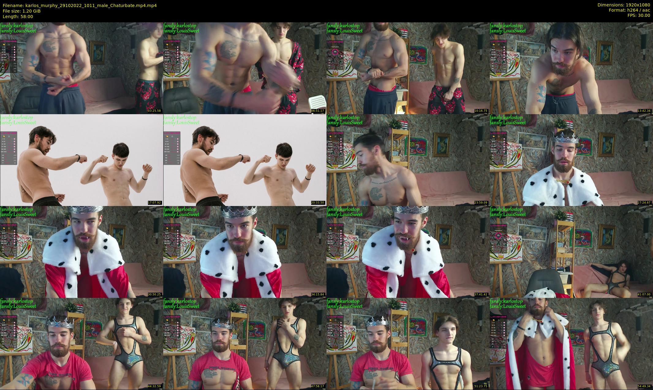 karlos_murphy — 58 minute Chaturbate male cam show recording, 1080p, Oct 29, 2022