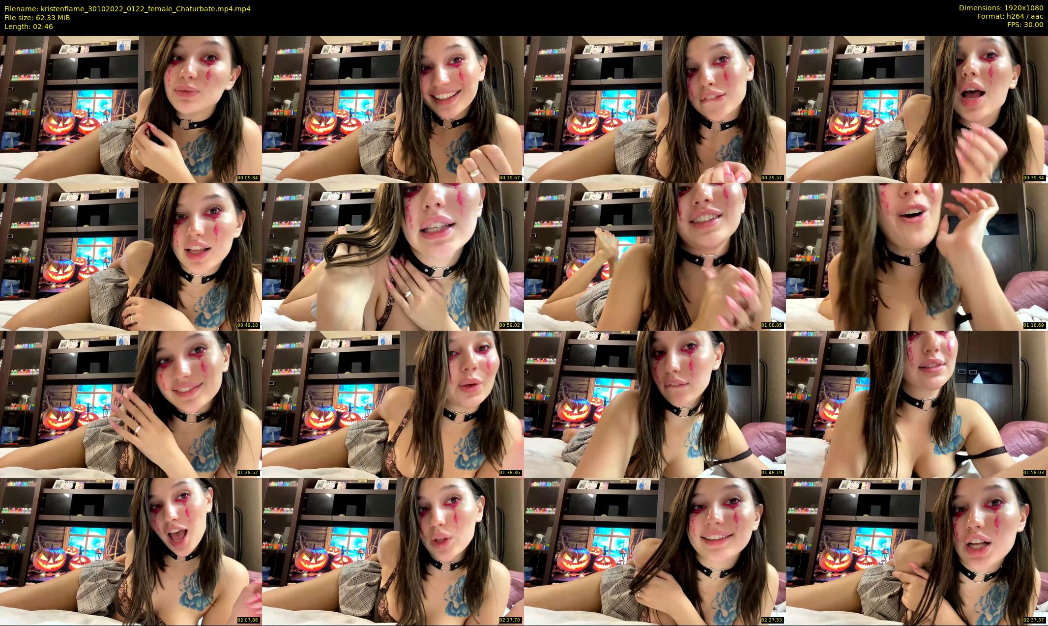 kristenflame — 3 minute Chaturbate couple cam show recording, 1080p, Oct 30, 2022