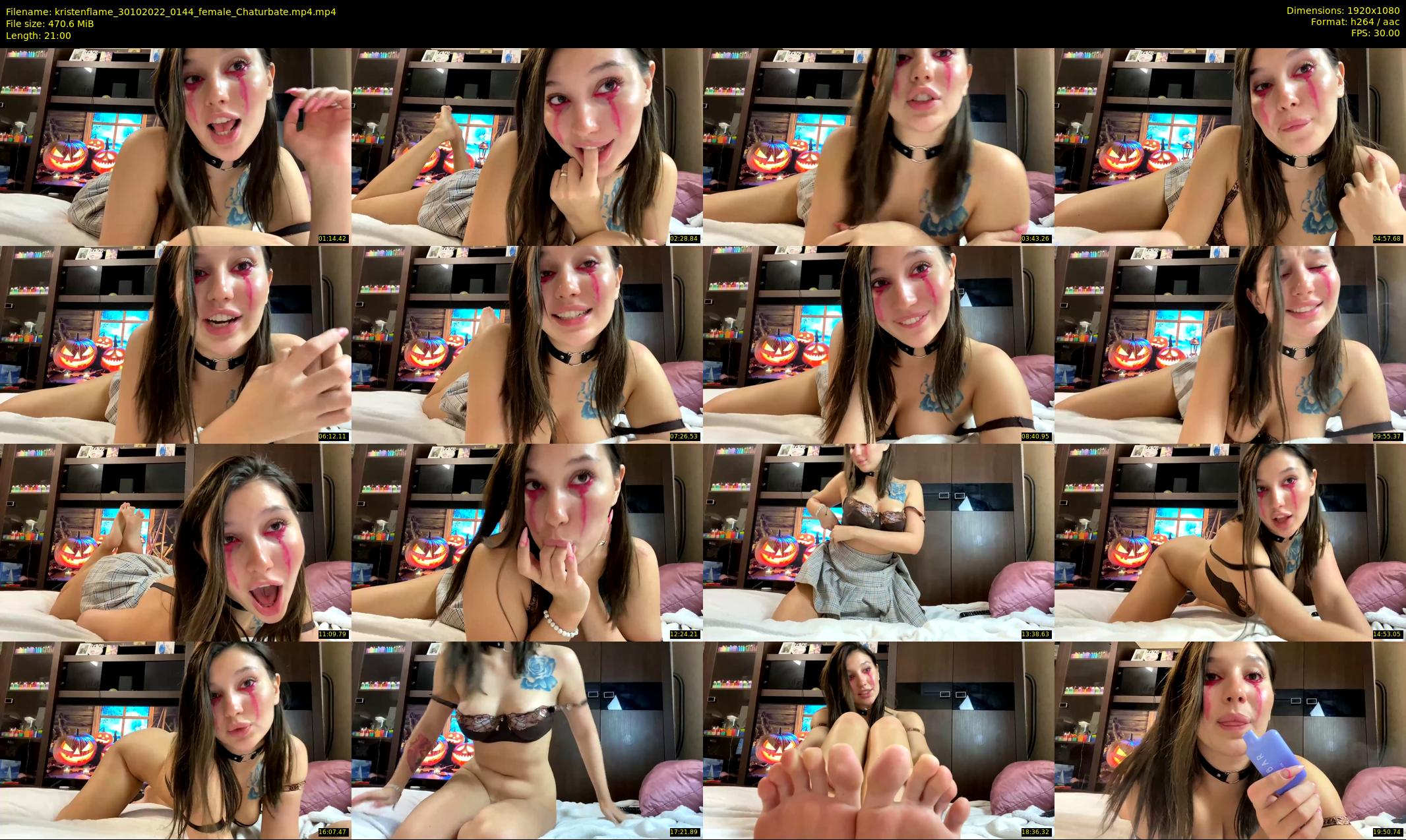 kristenflame — 21 minute Chaturbate couple cam show recording, 1080p, Oct 30, 2022