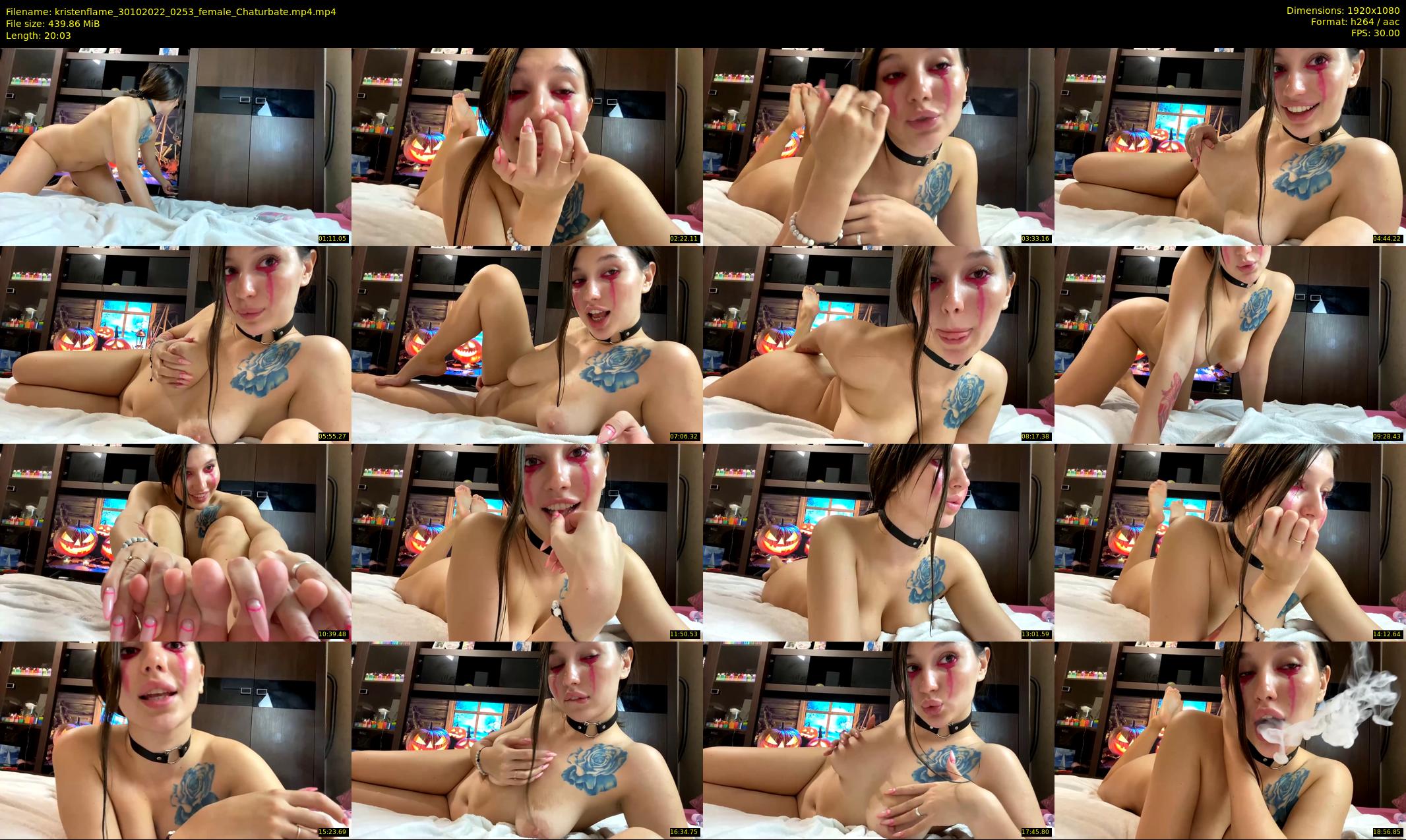 kristenflame — 21 minute Chaturbate couple cam show recording, 1080p, Oct 30, 2022