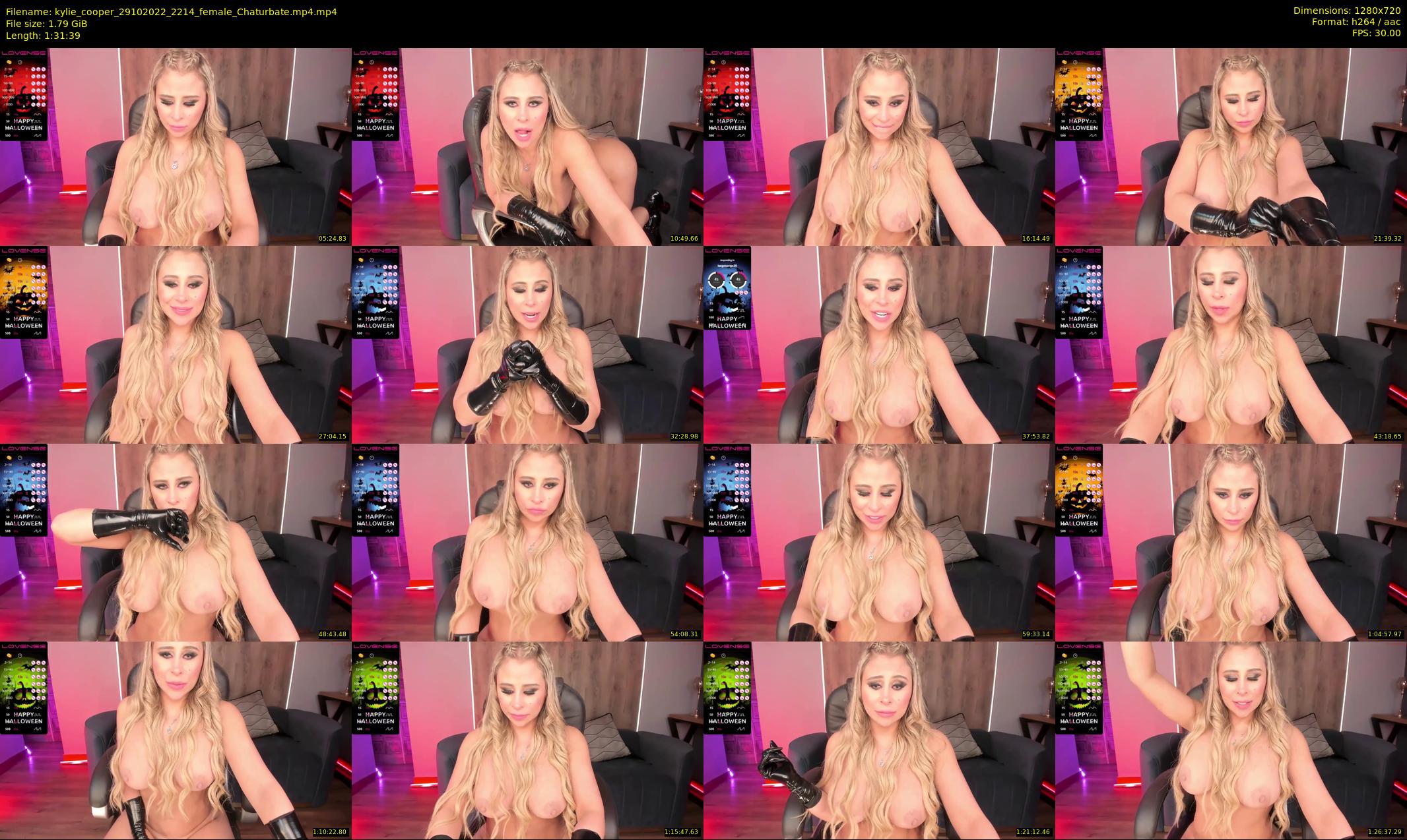 kylie_cooper — 92 minute Chaturbate female cam show recording, 720p, Oct 29, 2022
