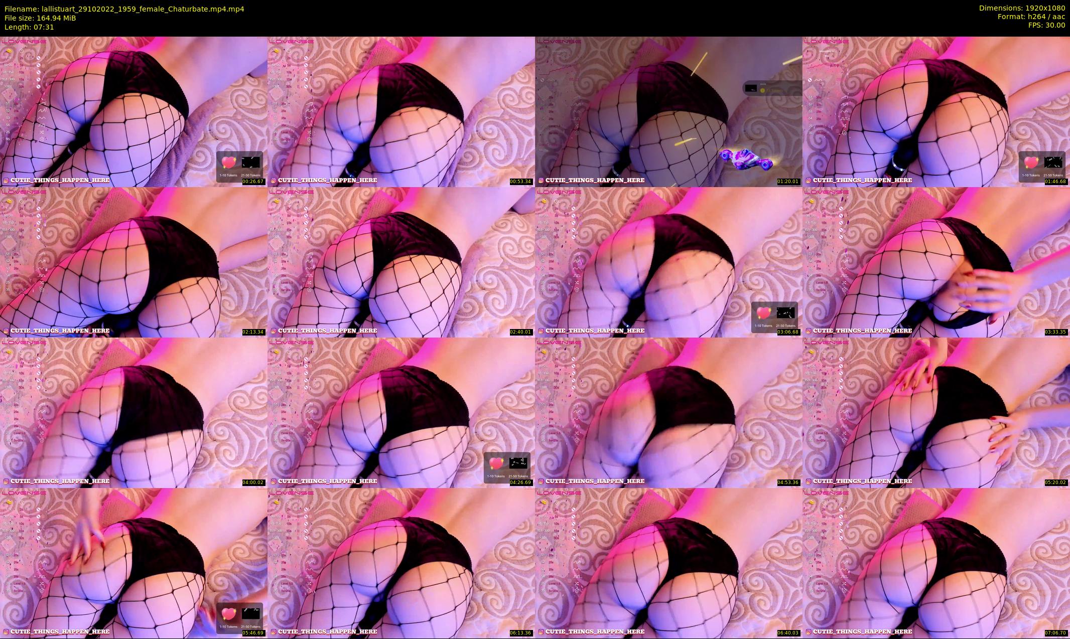 lallistuart — 8 minute Chaturbate female cam show recording, 1080p, Oct 29, 2022