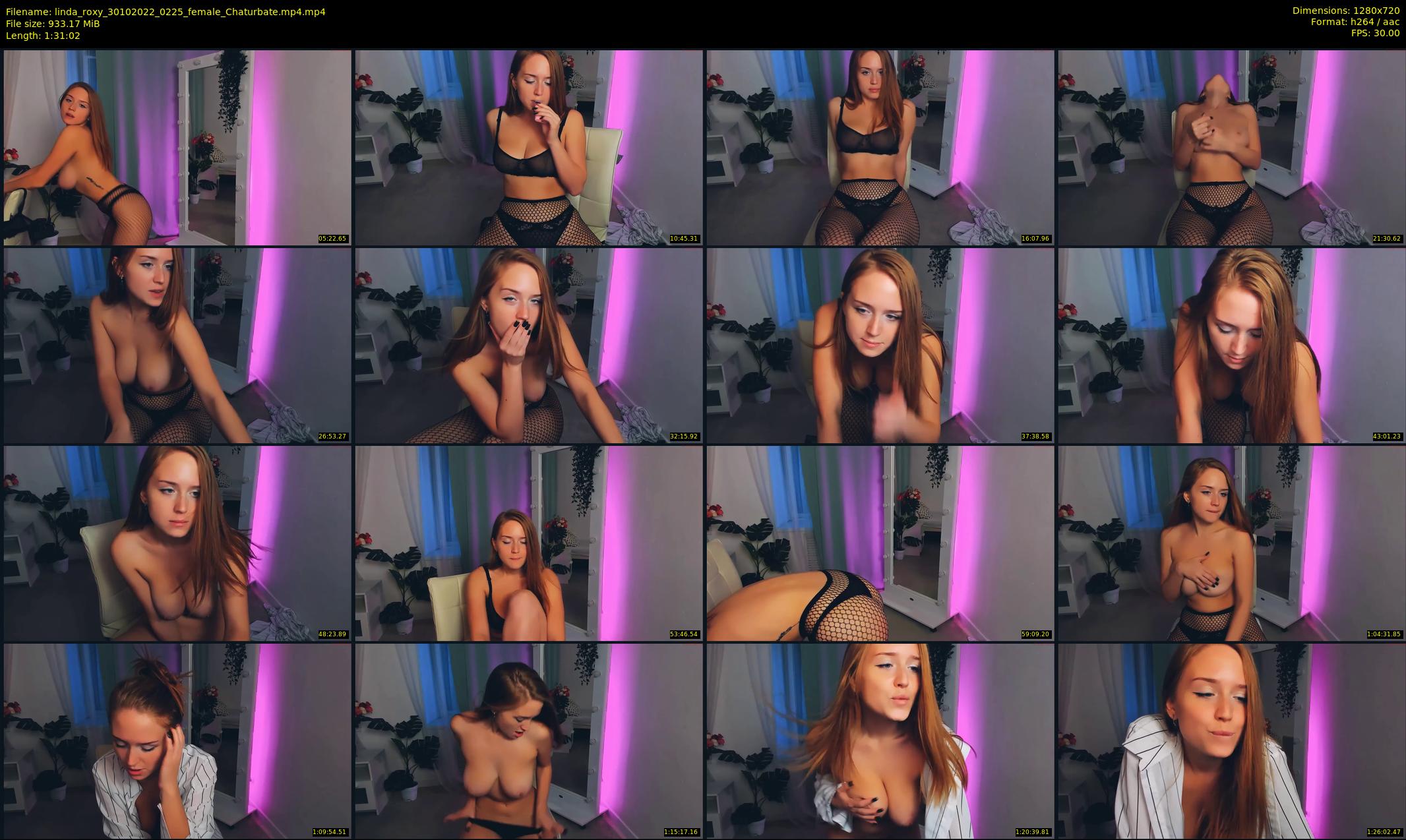 linda_roxy — 92 minute Chaturbate female cam show recording, 720p, Oct 30, 2022