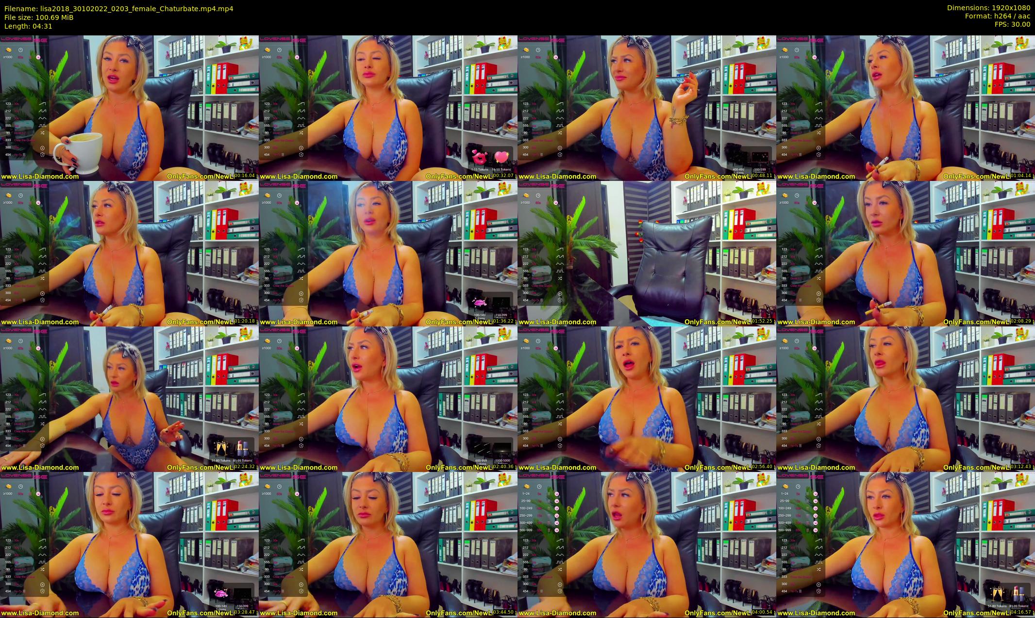 lisa2018 — 5 minute Chaturbate female cam show recording, 1080p, Oct 30, 2022