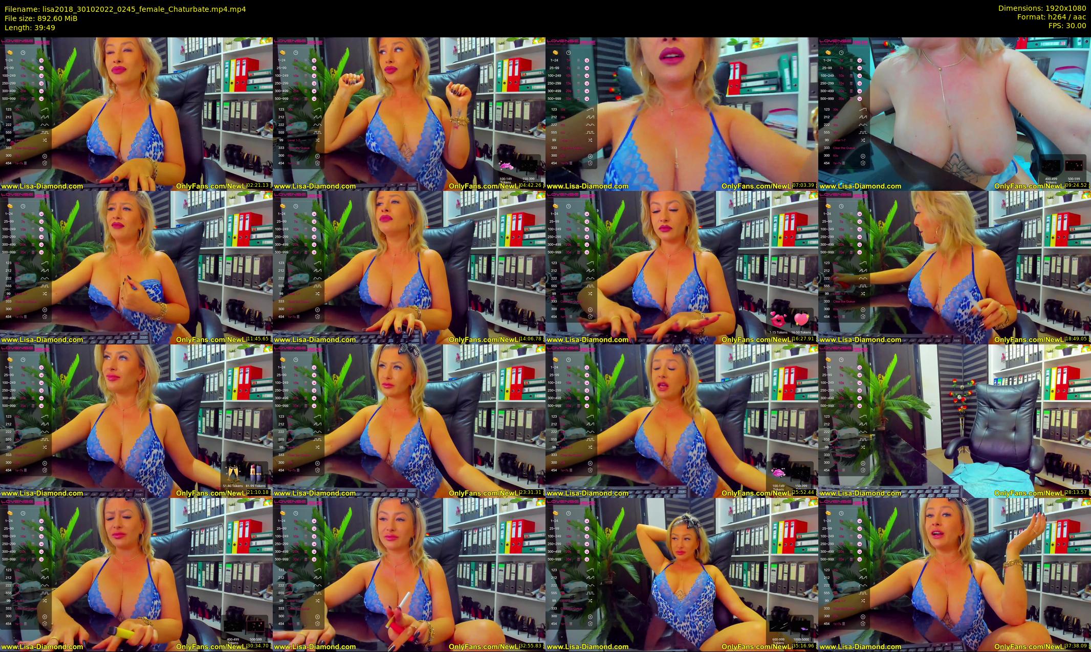 lisa2018 — 40 minute Chaturbate female cam show recording, 1080p, Oct 30, 2022