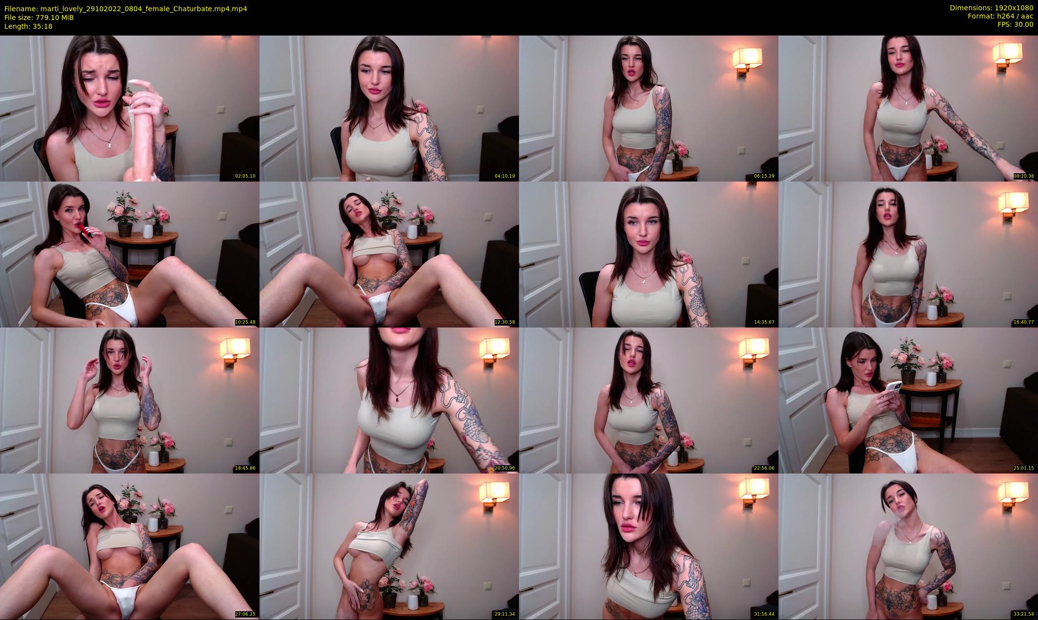 marti_lovely — 36 minute Chaturbate female cam show recording, 1080p, Oct 29, 2022