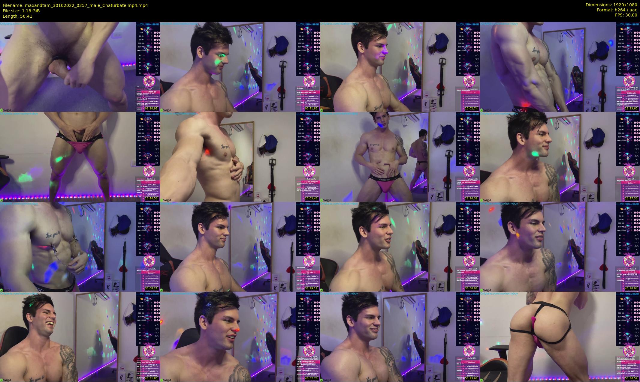 maxandtam — 57 minute Chaturbate couple cam show recording, 1080p, Oct 30, 2022