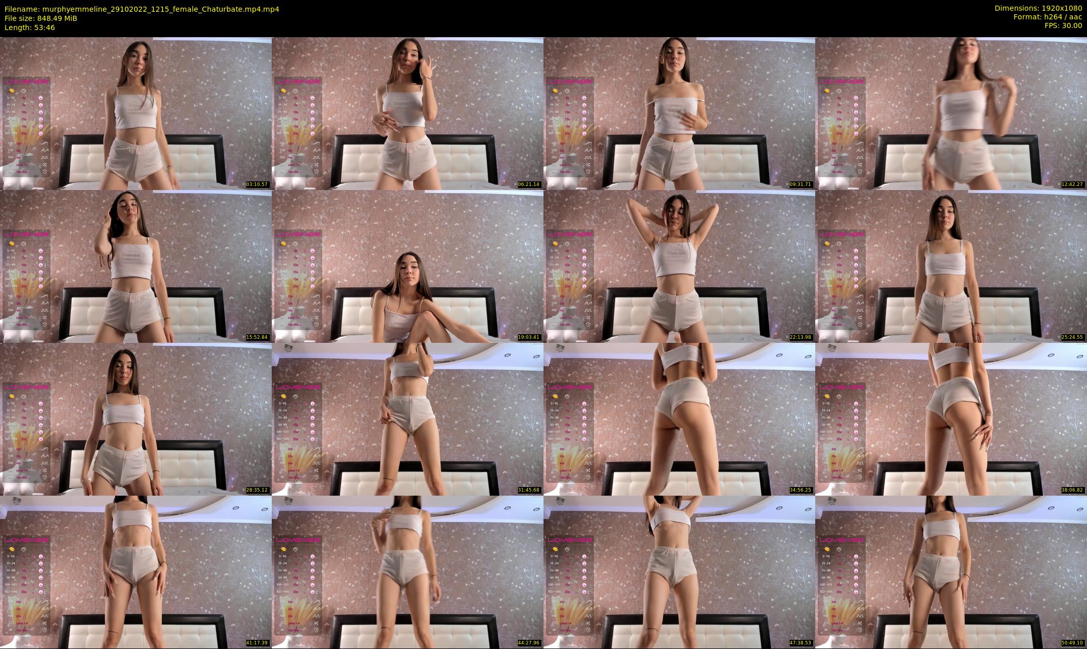 murphyemmeline — 54 minute Chaturbate female cam show recording, 1080p, Oct 29, 2022