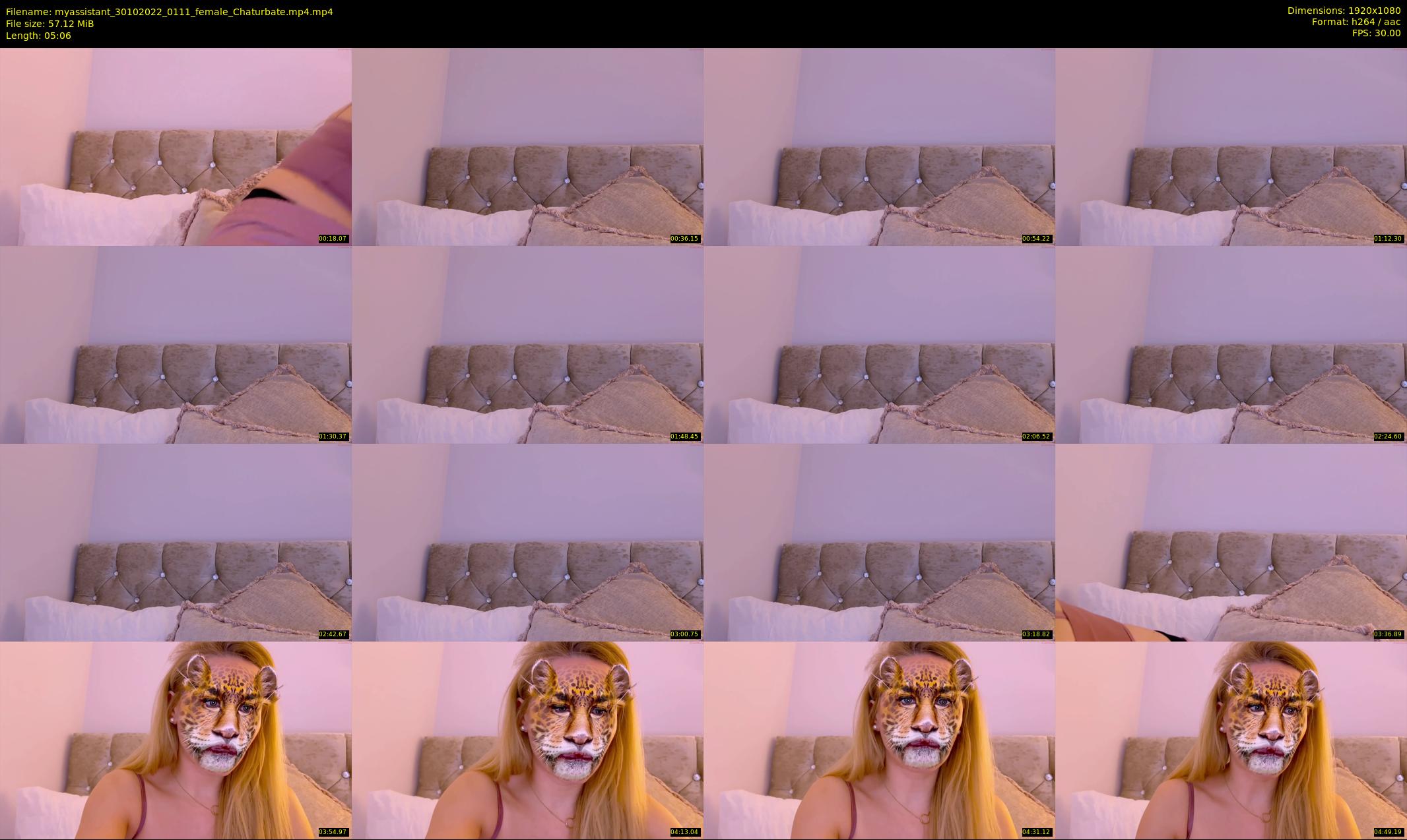 myassistant — 6 minute Chaturbate female cam show recording, 1080p, Oct 30, 2022
