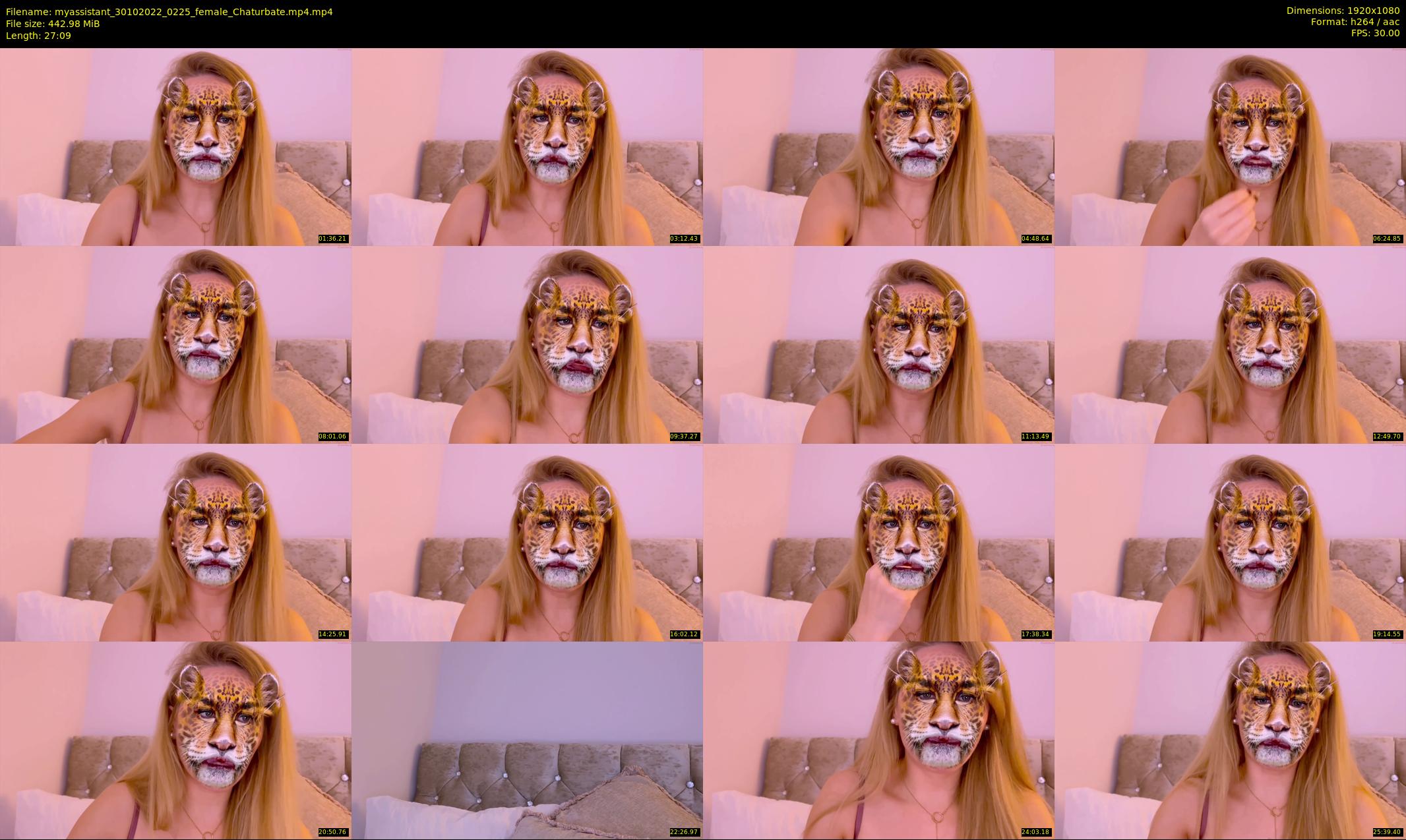myassistant — 28 minute Chaturbate female cam show recording, 1080p, Oct 30, 2022