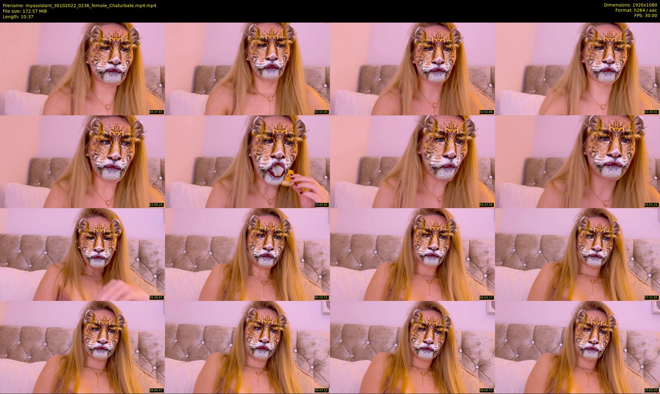 myassistant — 11 minute Chaturbate female cam show recording, 1080p, Oct 30, 2022
