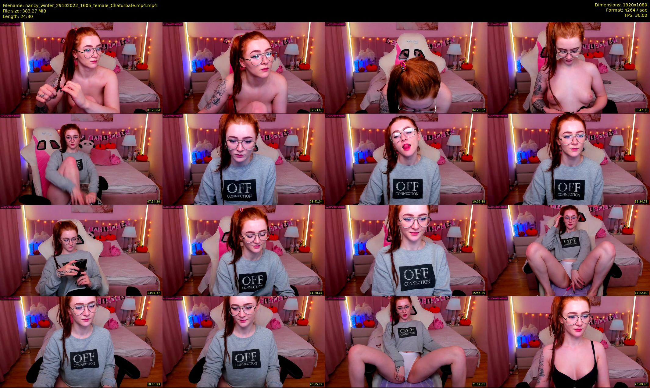 nancy_winter — 25 minute Chaturbate female cam show recording, 1080p, Oct 29, 2022