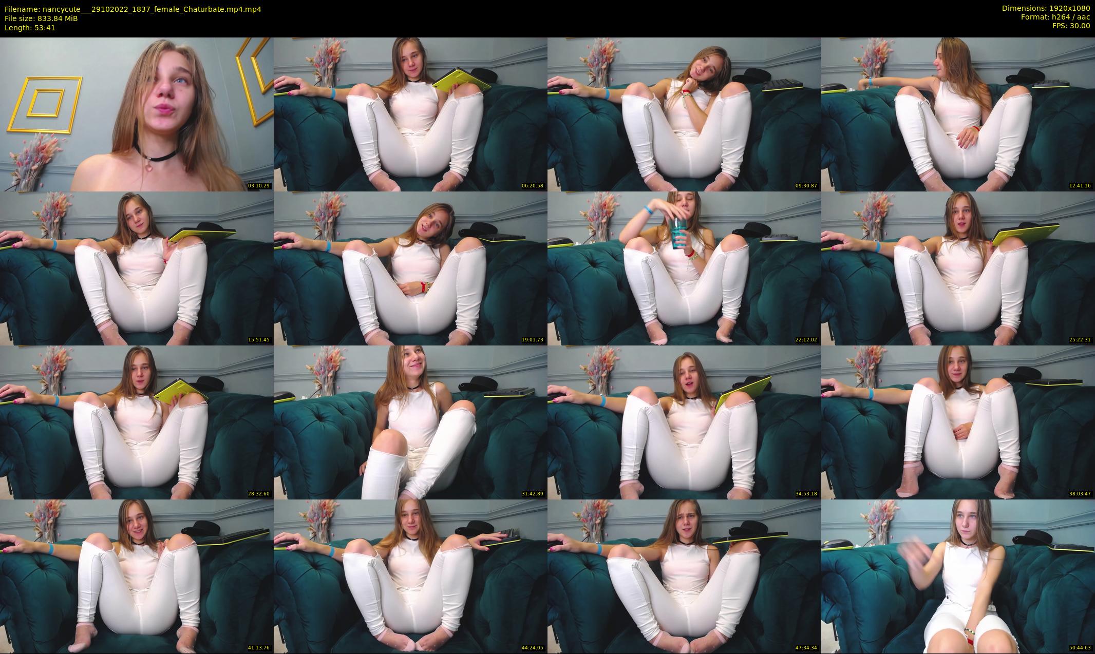 nancycute__ — 54 minute Chaturbate female cam show recording, 1080p, Oct 29, 2022