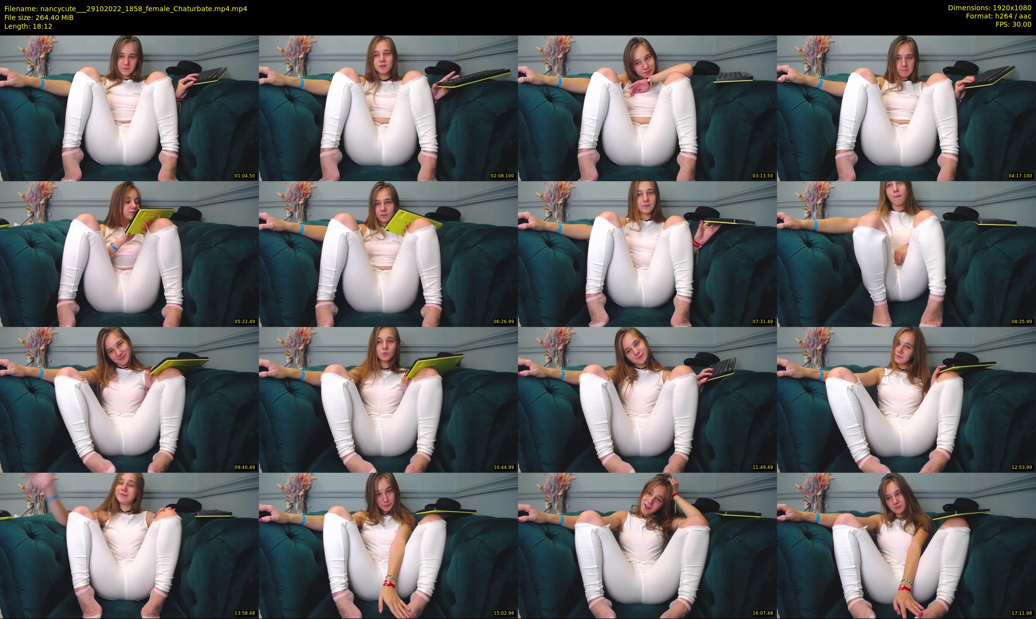 nancycute__ — 19 minute Chaturbate female cam show recording, 1080p, Oct 29, 2022